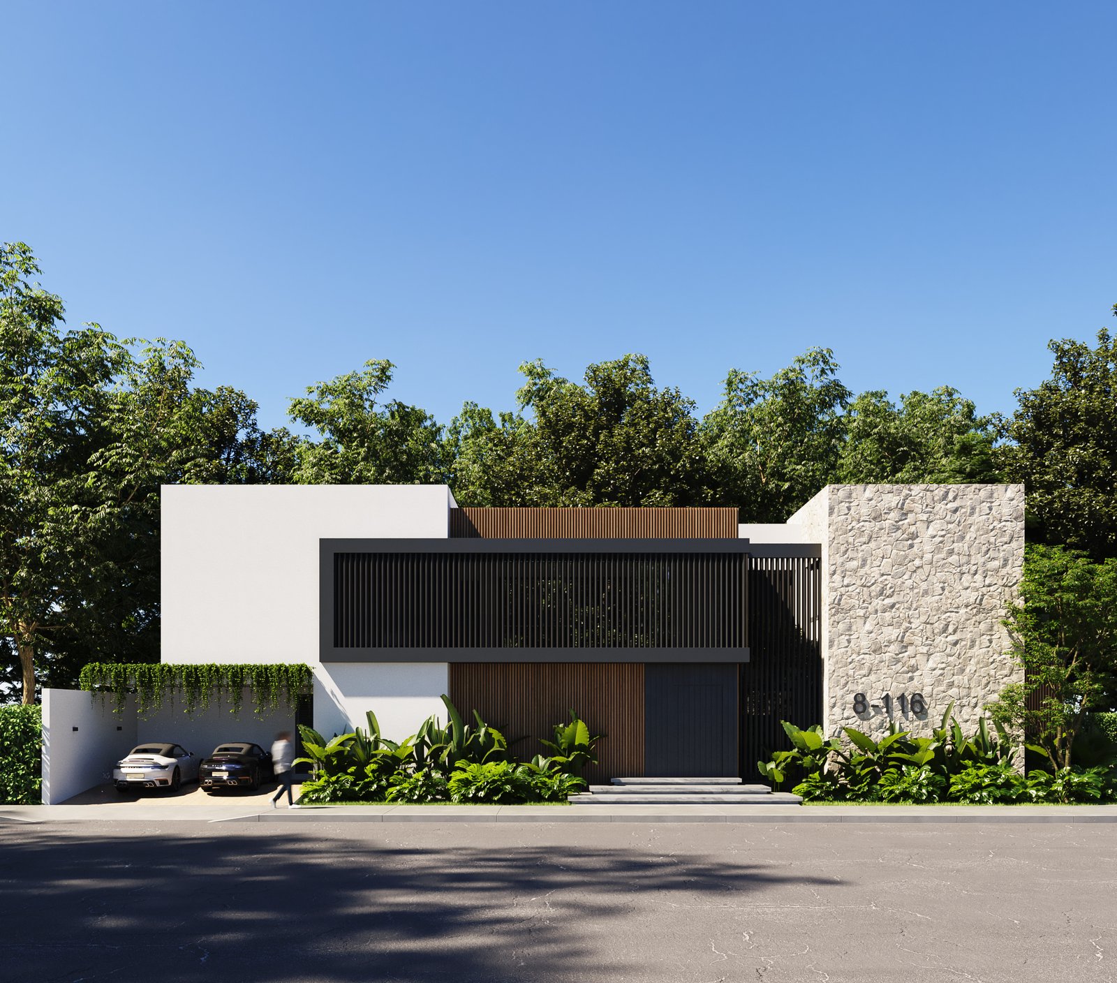 Exteriors Residential Render Architectural Visualization
