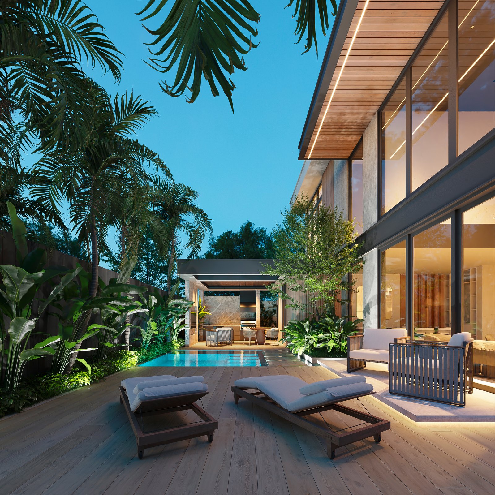 Exteriors Residential Render Architectural Visualization