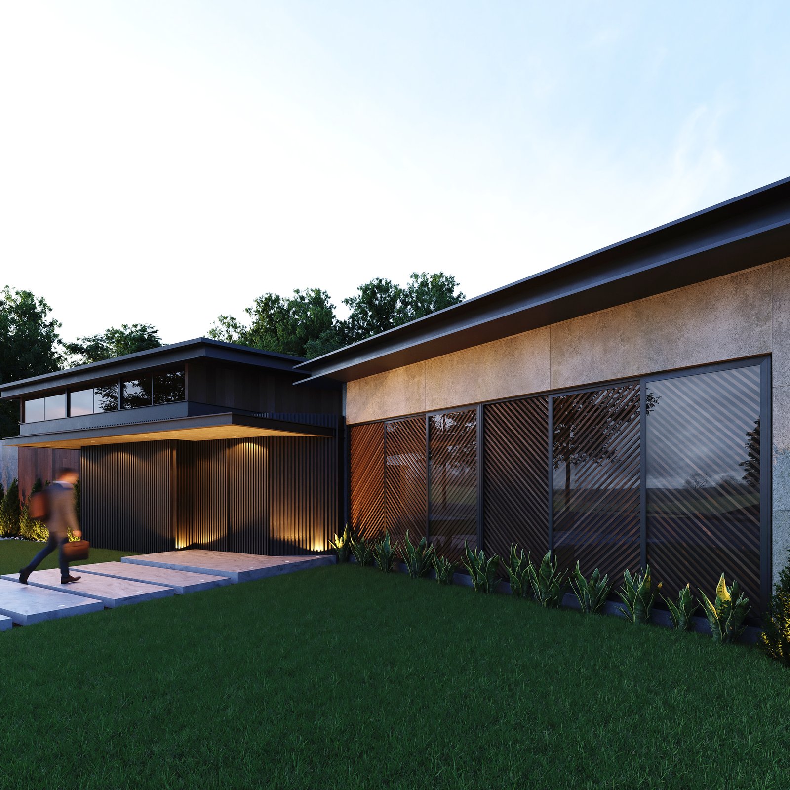 Exteriors Residential Render Architectural Visualization