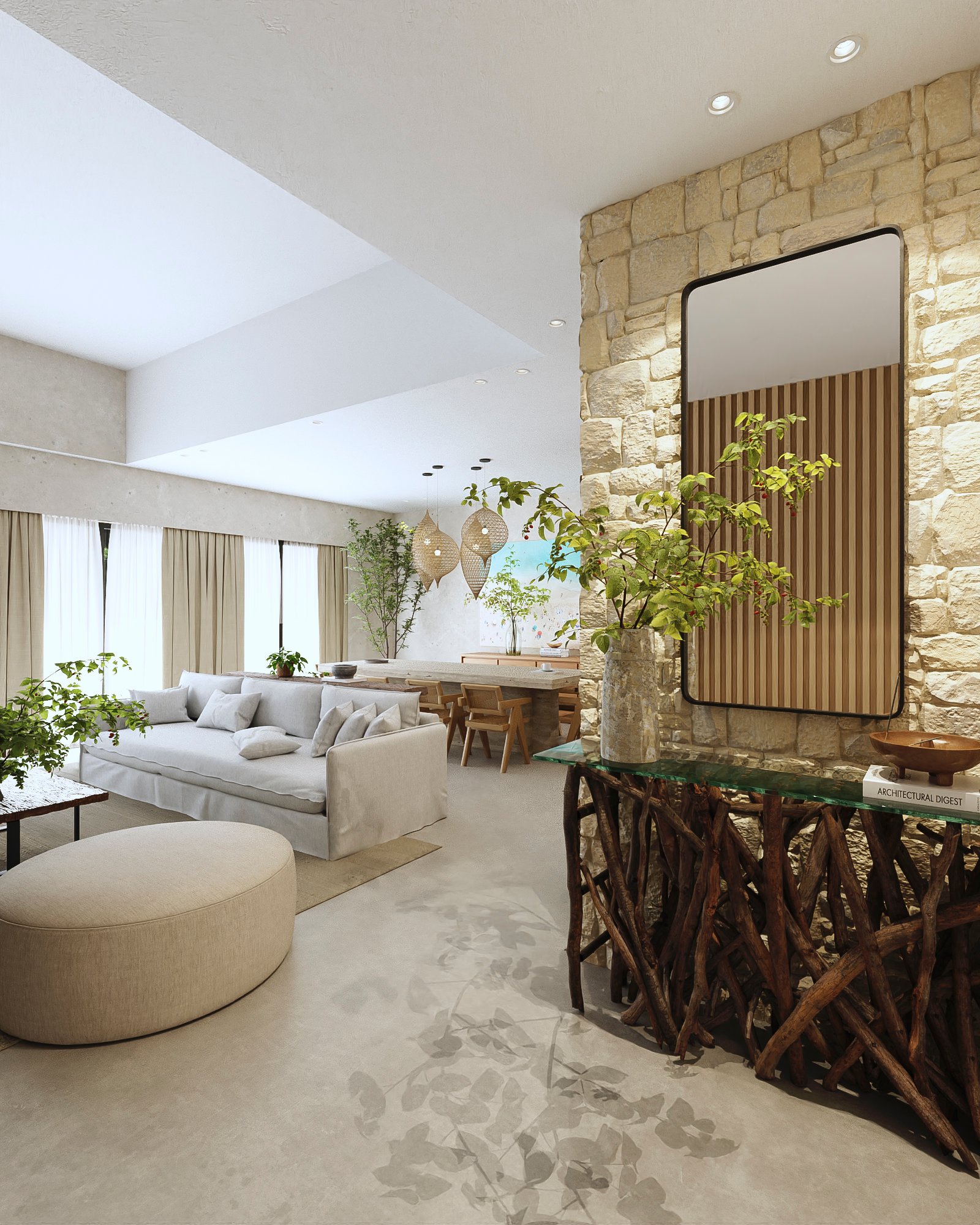 Interior ResidenTial Render Architectural Visualization