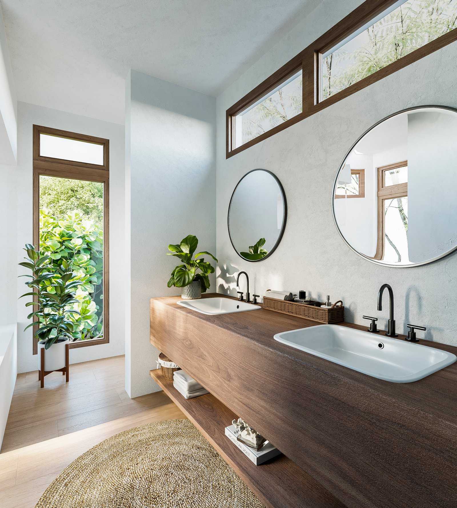 Interior Residential Bathroom Residential Render Architectural Visualization