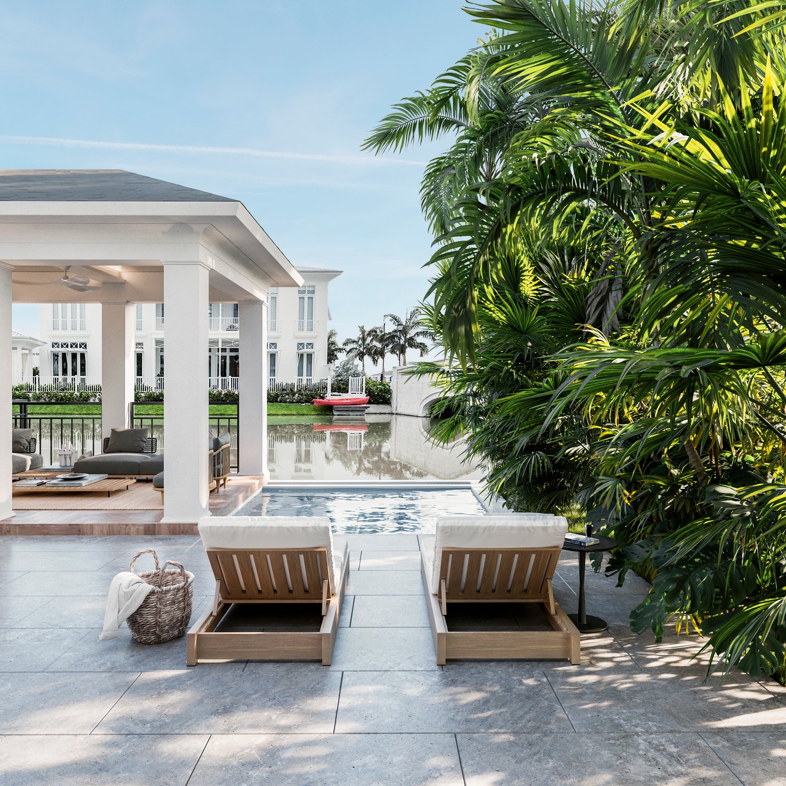 Exterior Residential Render Architectural Visualization