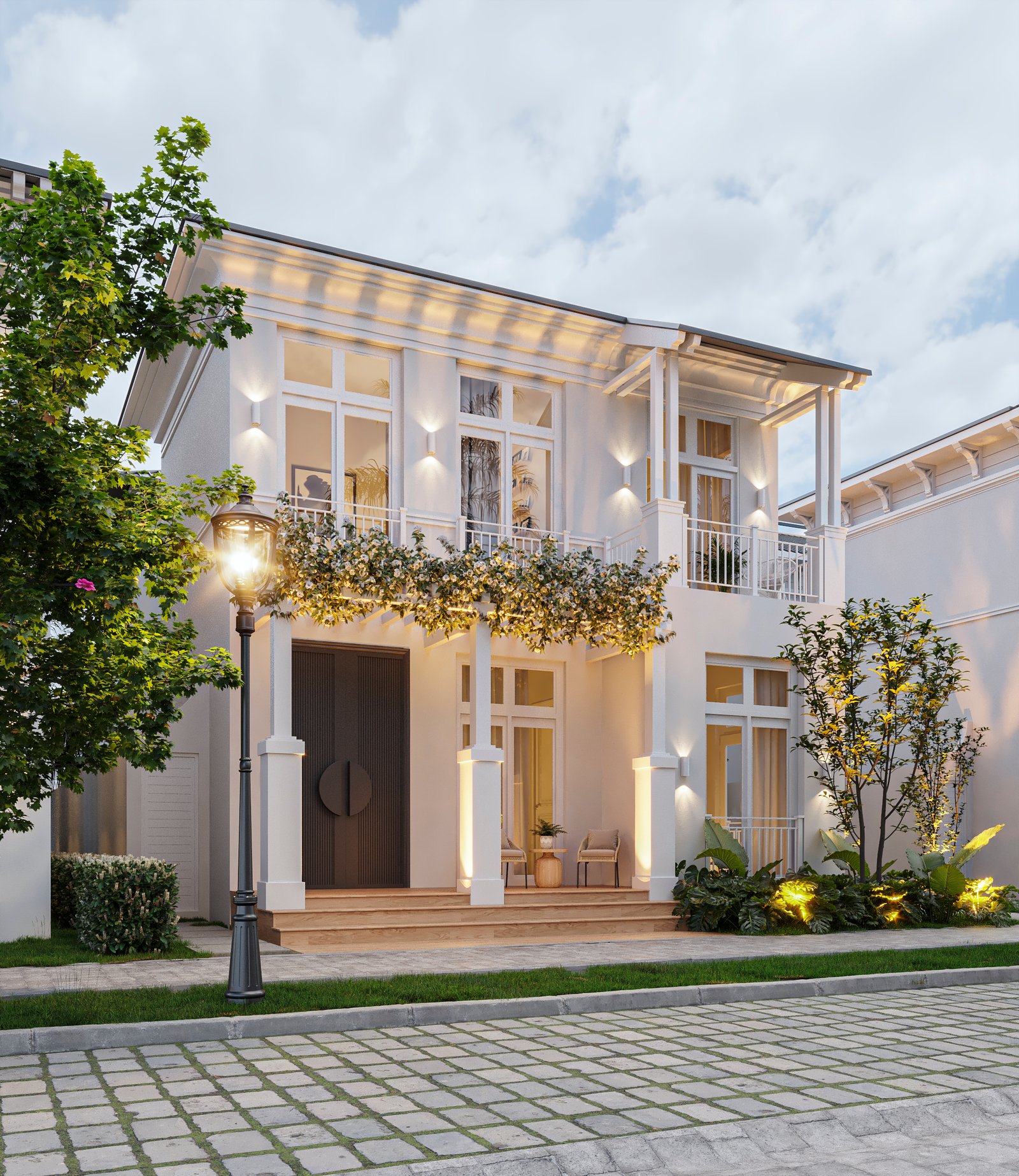 Exterior Residential Render Architectural Visualization