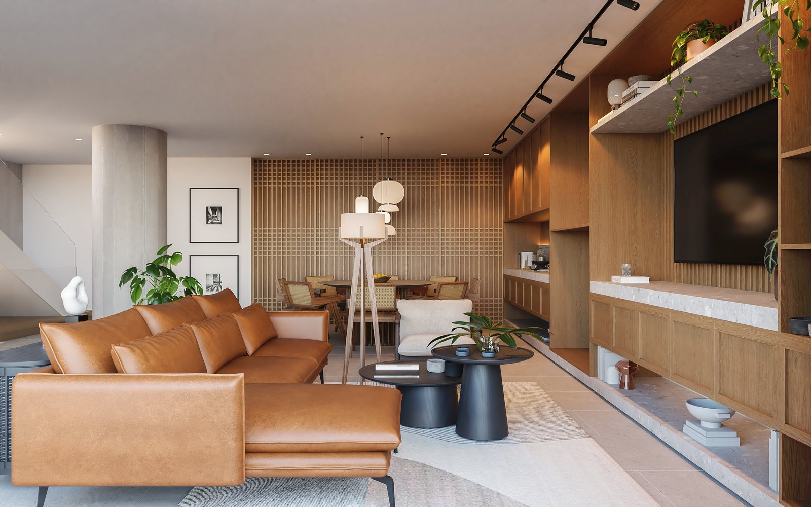 Interior Residential Render Architectural Visualization