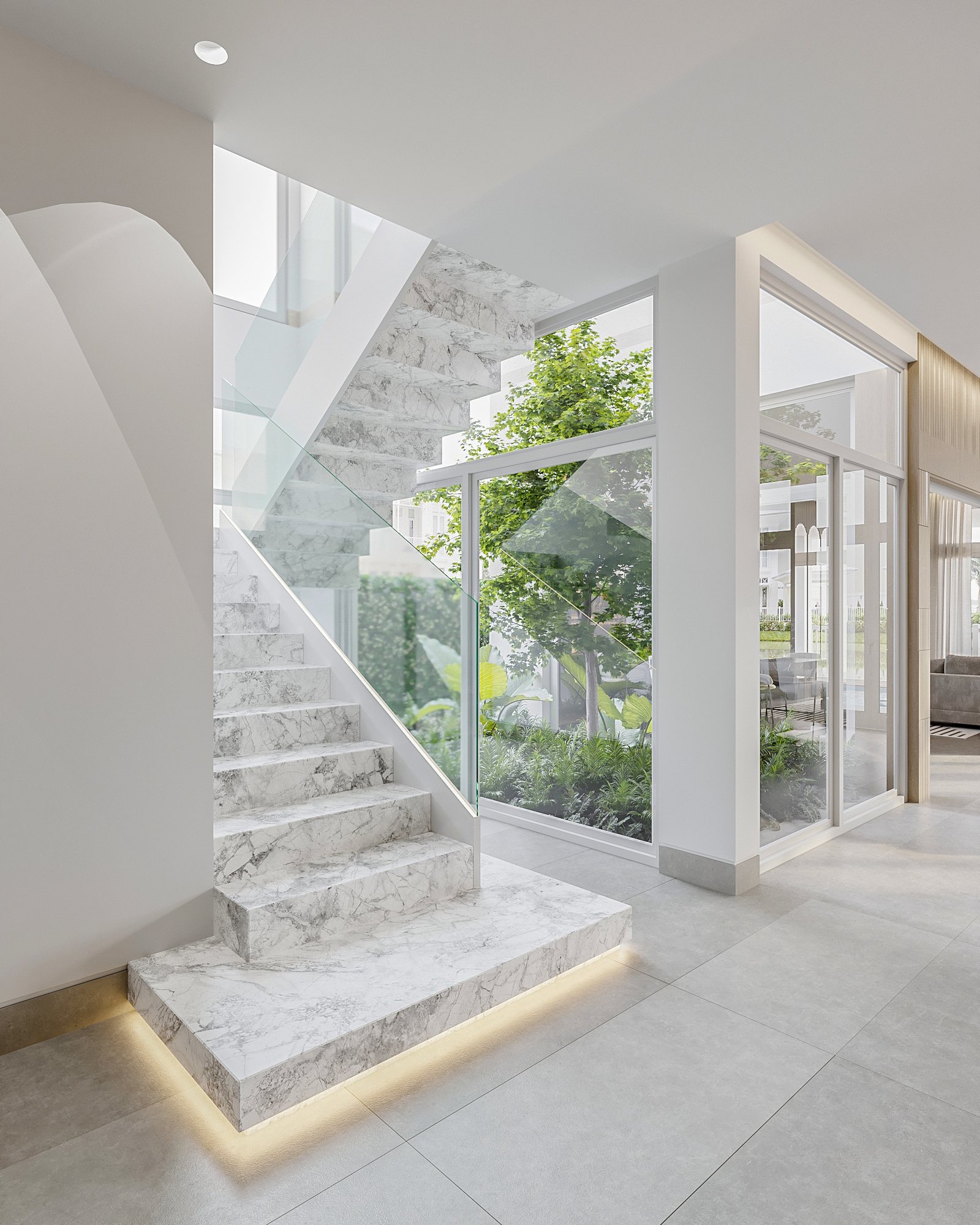 Interior Residential Render Architectural Visualization