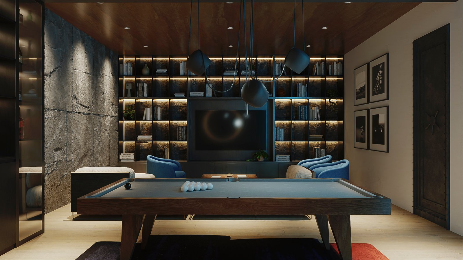 Interior Residential Render Architectural Visualization