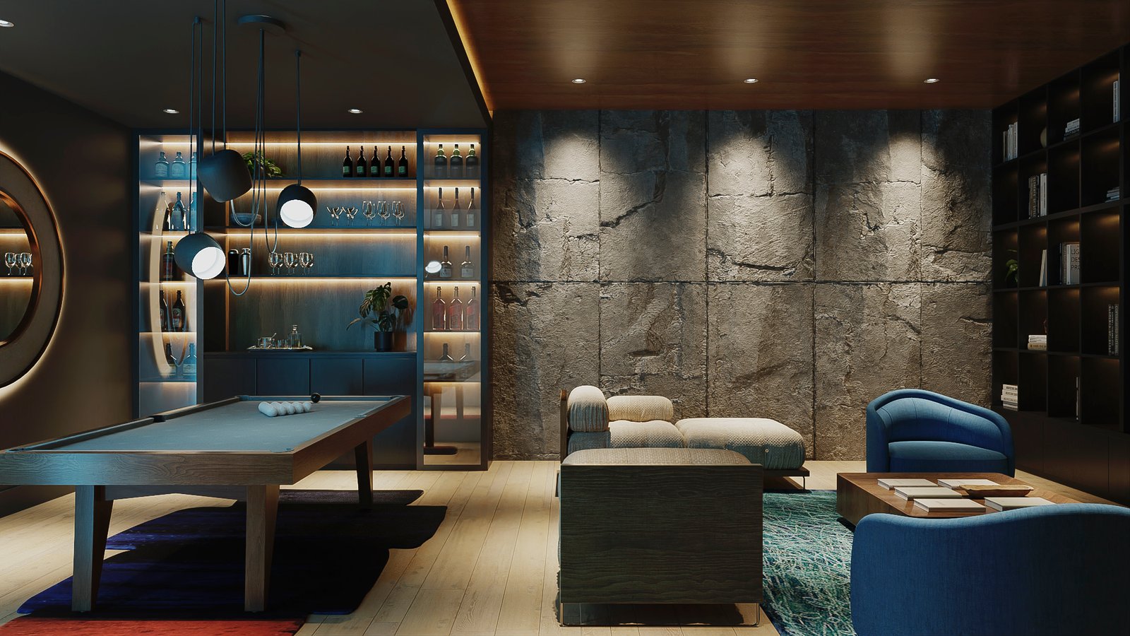 Interior Residential Render Architectural Visualization