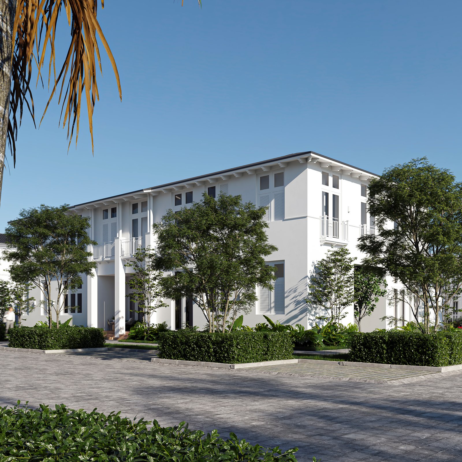 Exterior Residential Render Architectural Visualization