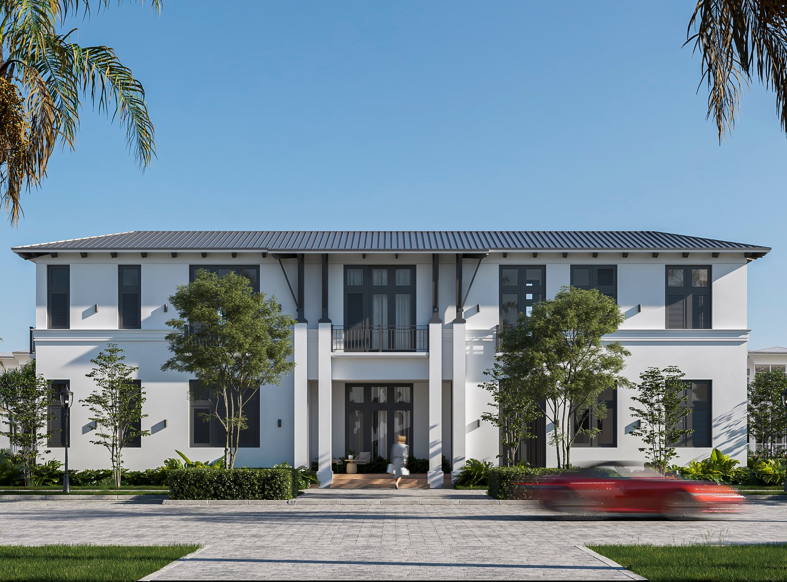 Exterior Residential Render Architectural Visualization