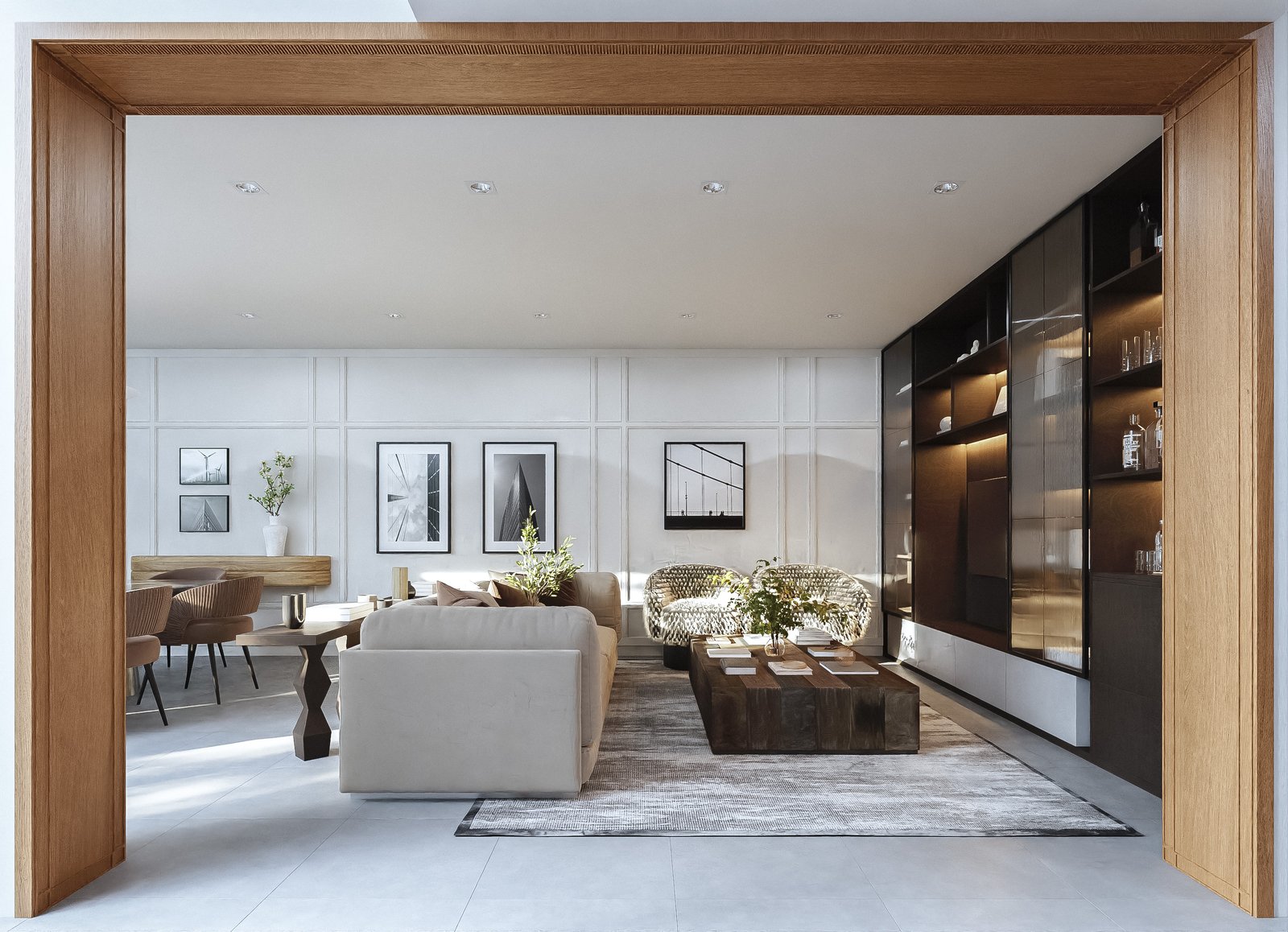 Interior Residential Render Architectural Visualization