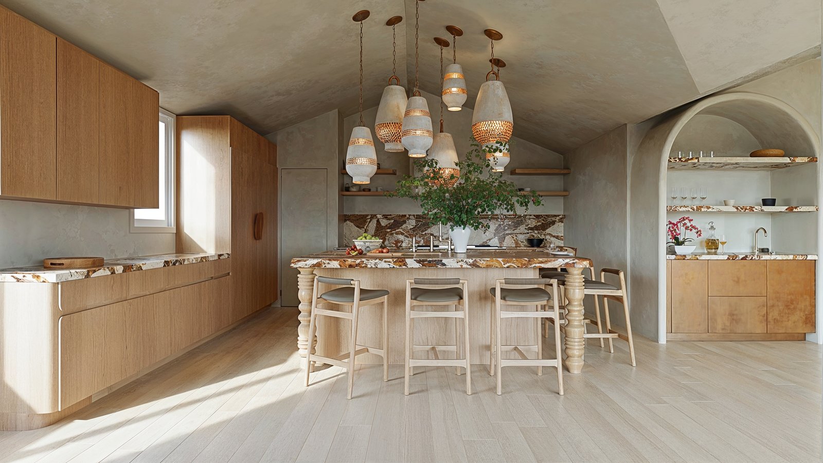 Interiors Kitchen Residential Render Architectural Visualization