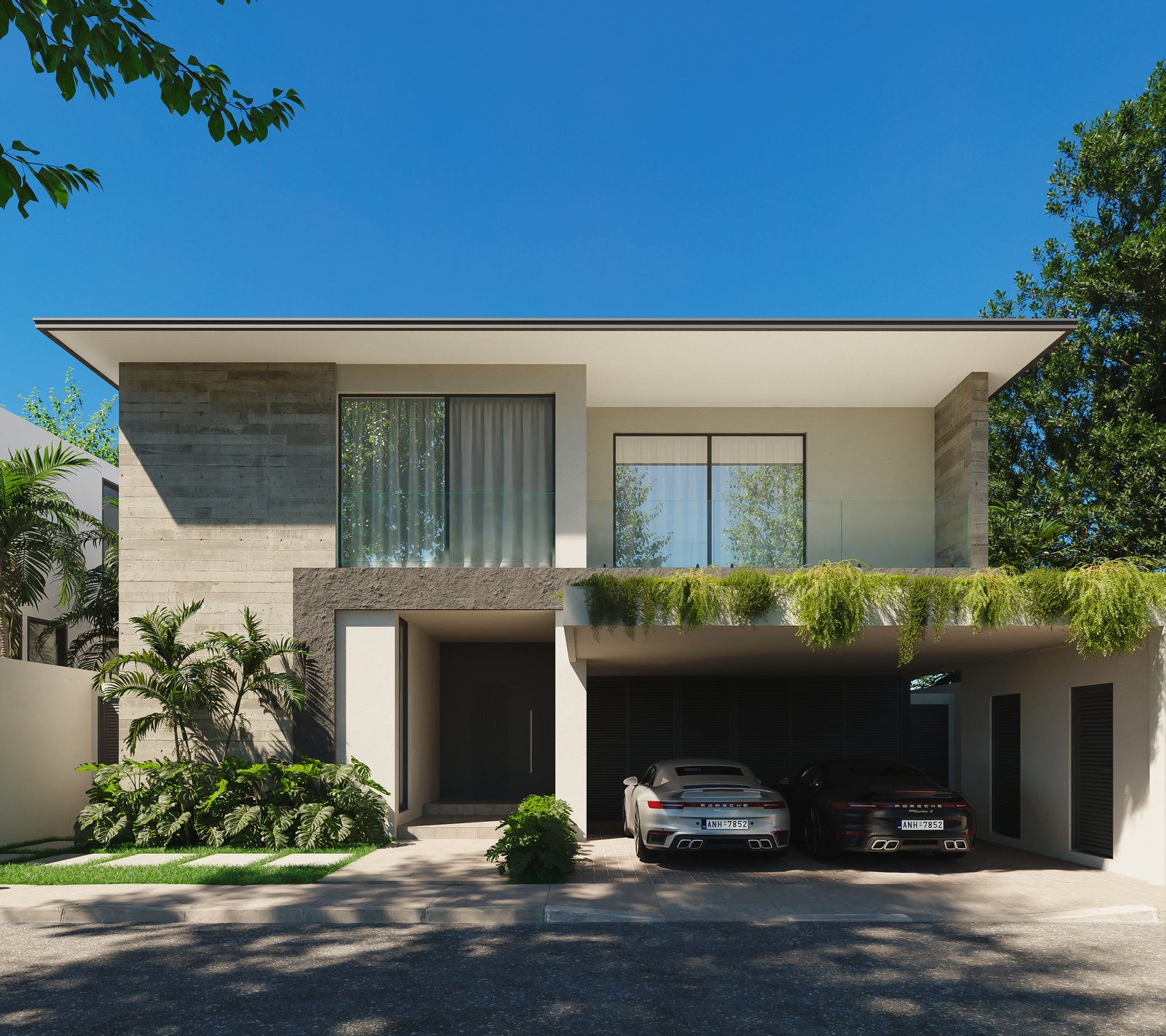 Exteriors Residential Render Architectural Visualization