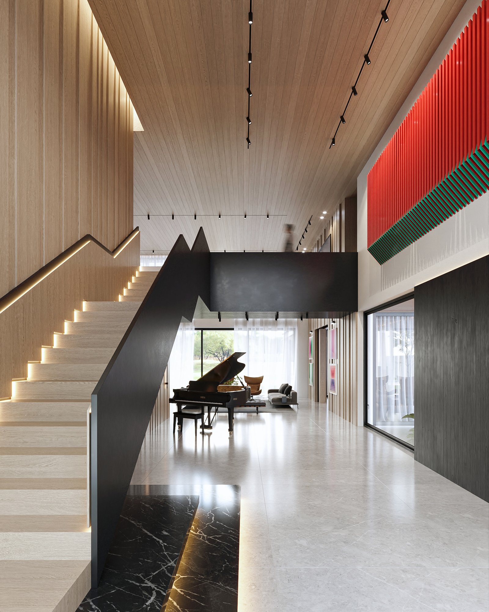 Interior Residential Render Architectural Visualization