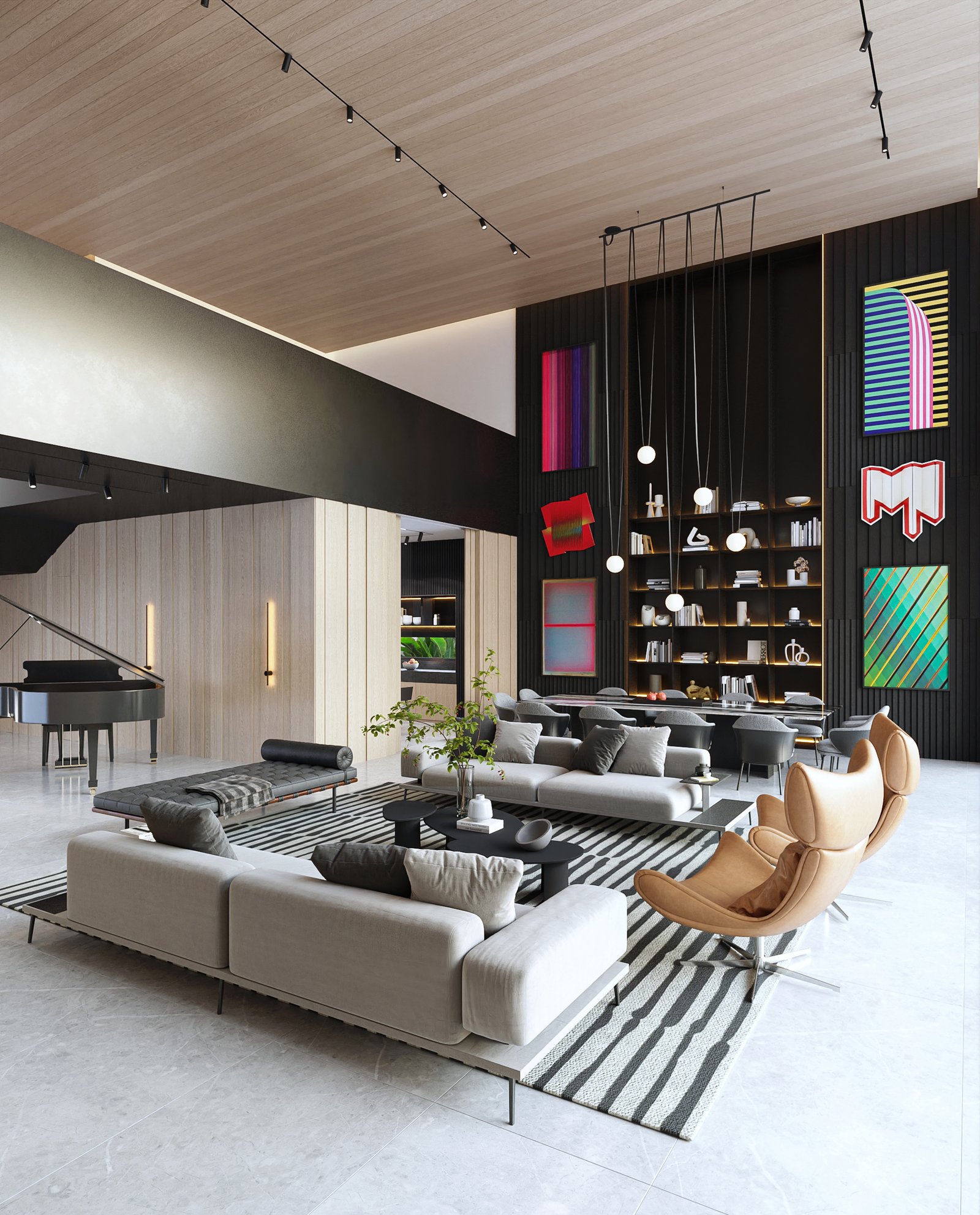 Interior Residential Render Architectural Visualization