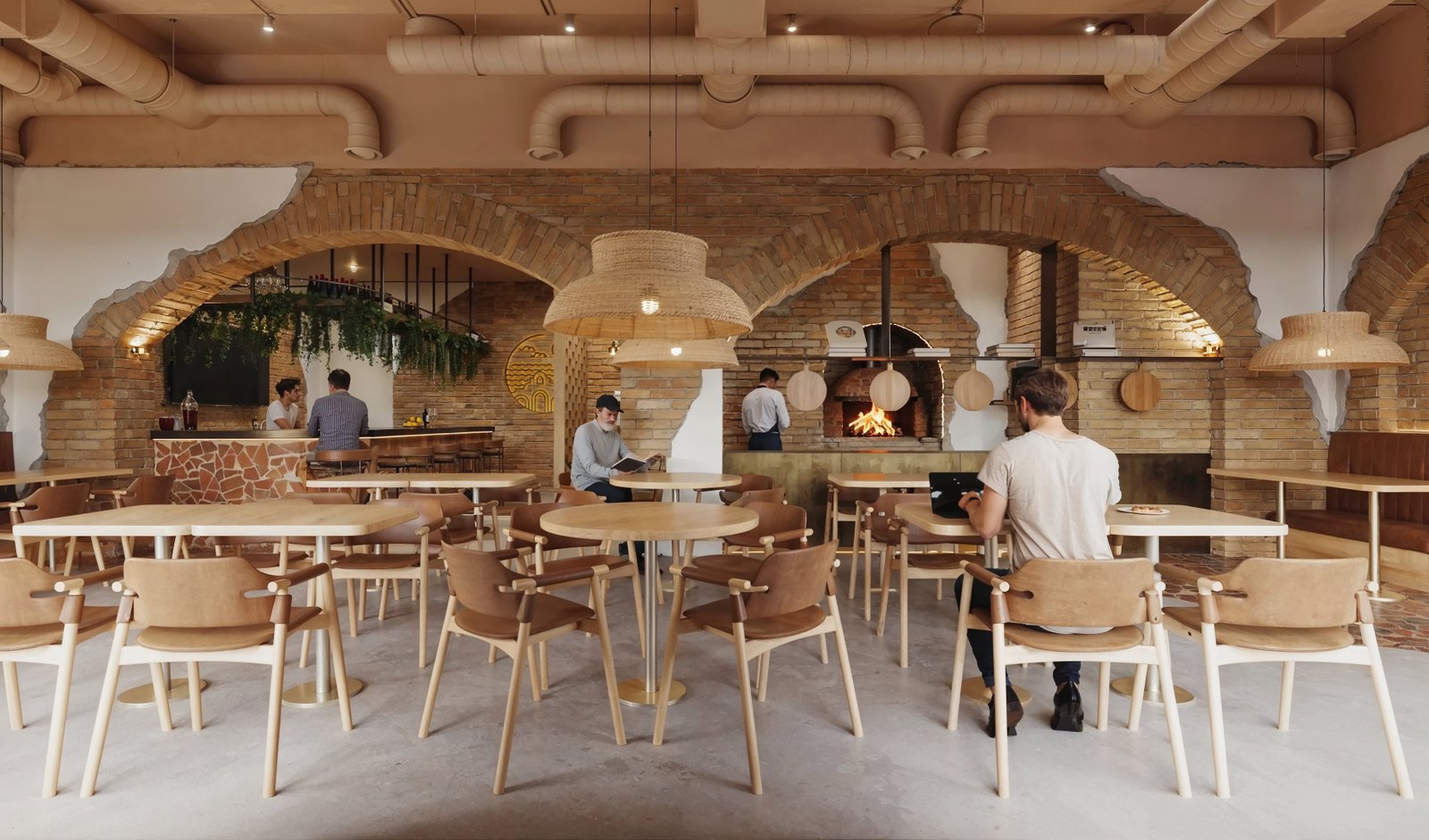 Interior Commercial Restaurant Render Architectural Visualization