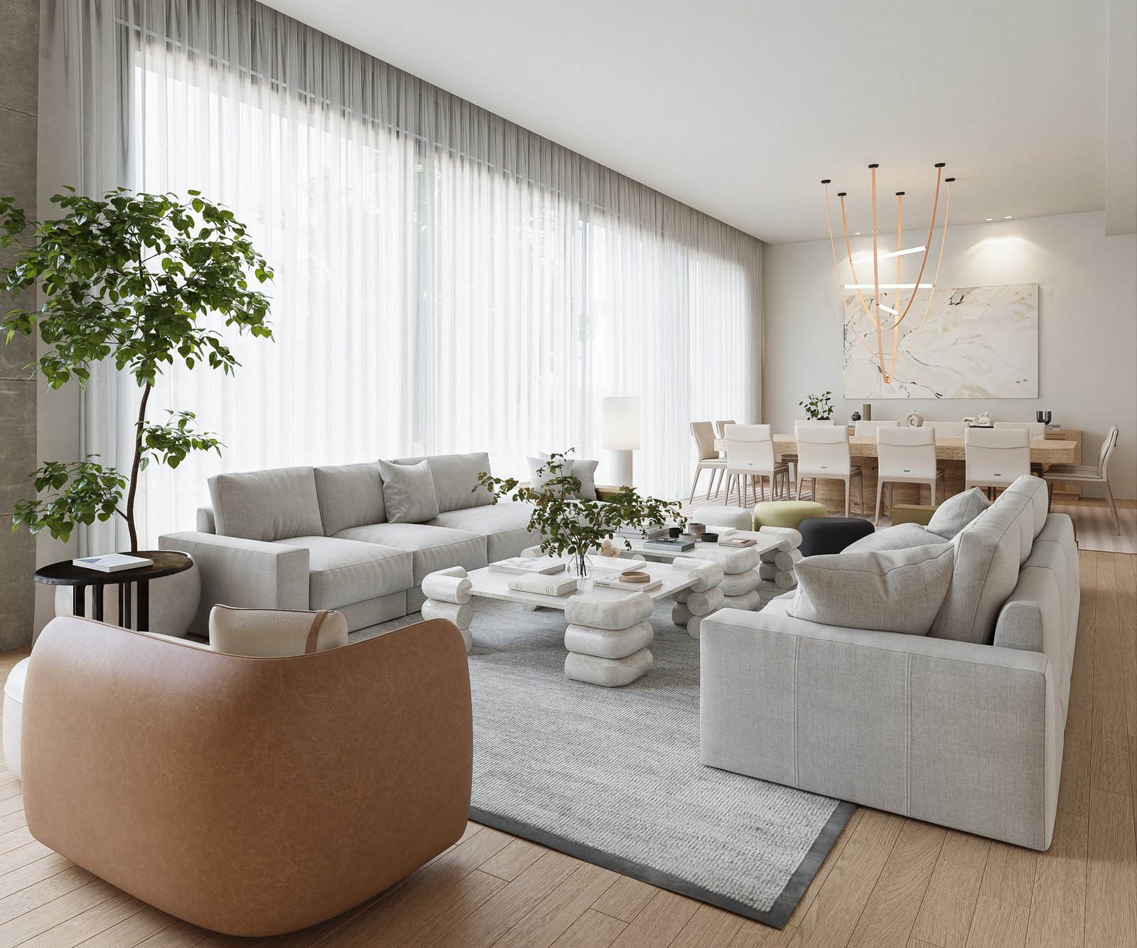 Interiors Residential Render Architectural Visualization