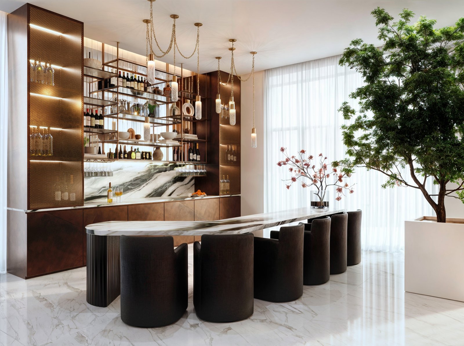 Interiors Residential Render Architectural Visualization