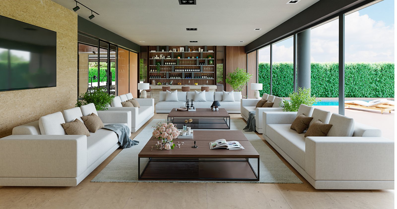 Interiors Residential Render Architectural Visualization