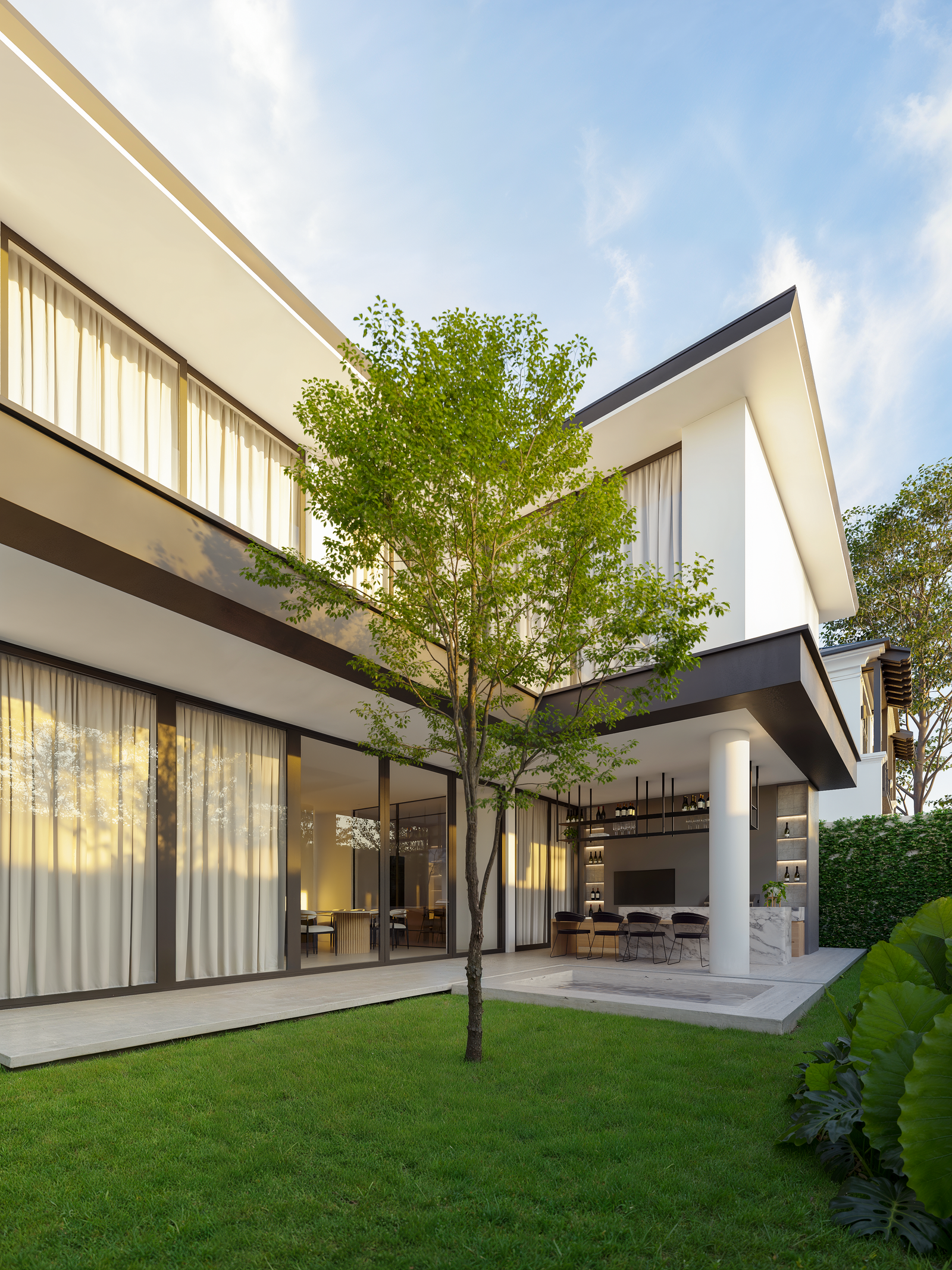 Exterior Residential Render Architectural Visualization