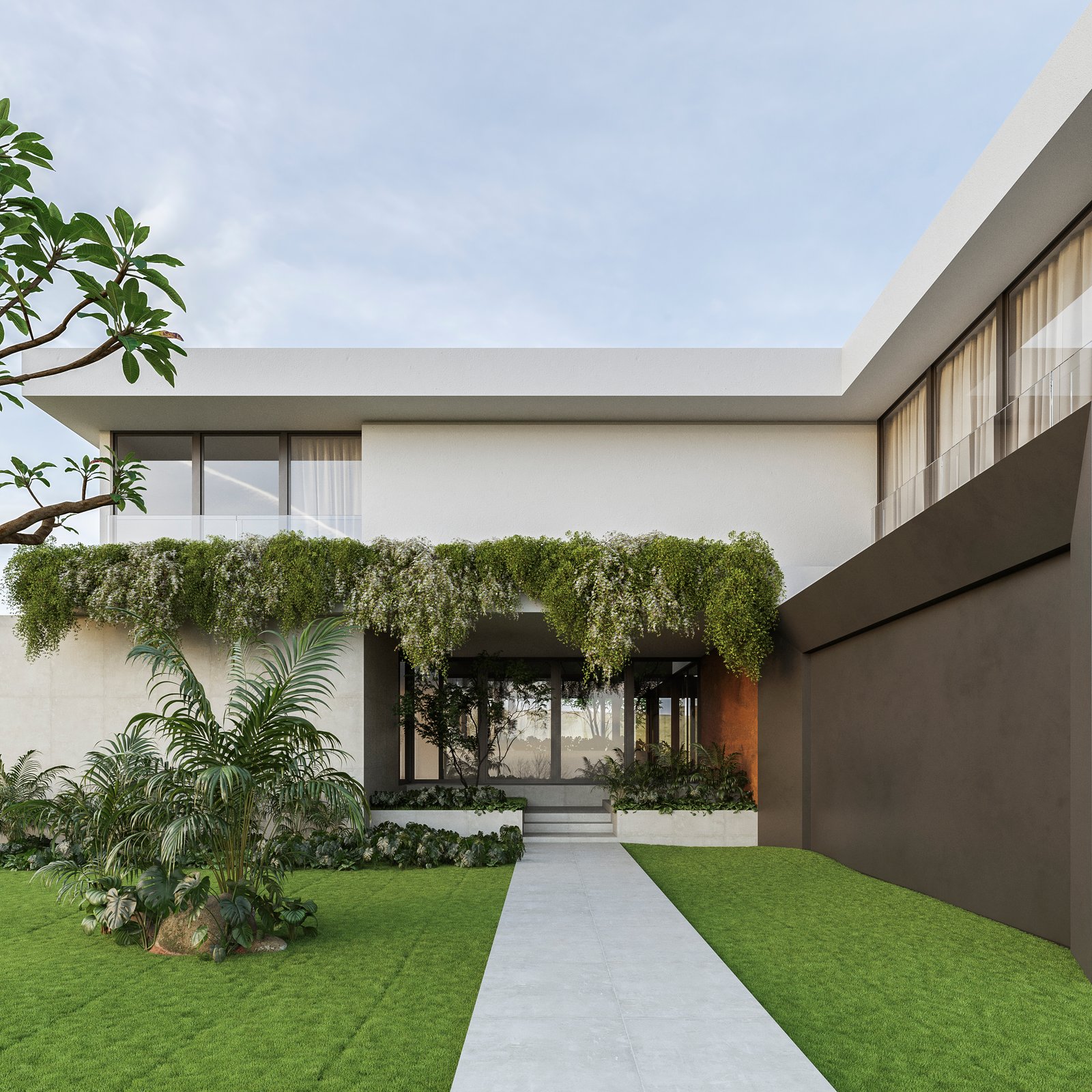 Exteriors Residential Render Architectural Visualization