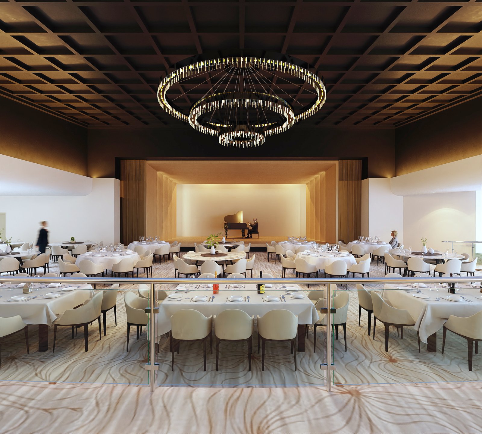 Interiors Hotel Commercial Render Architectural Visualization