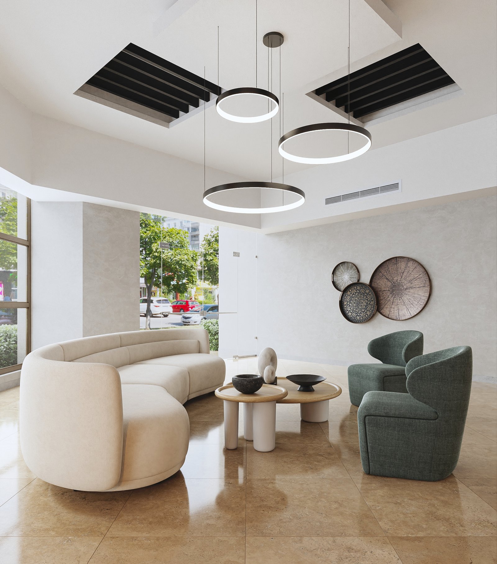 Interiors Hotel Commercial Render Architectural Visualization