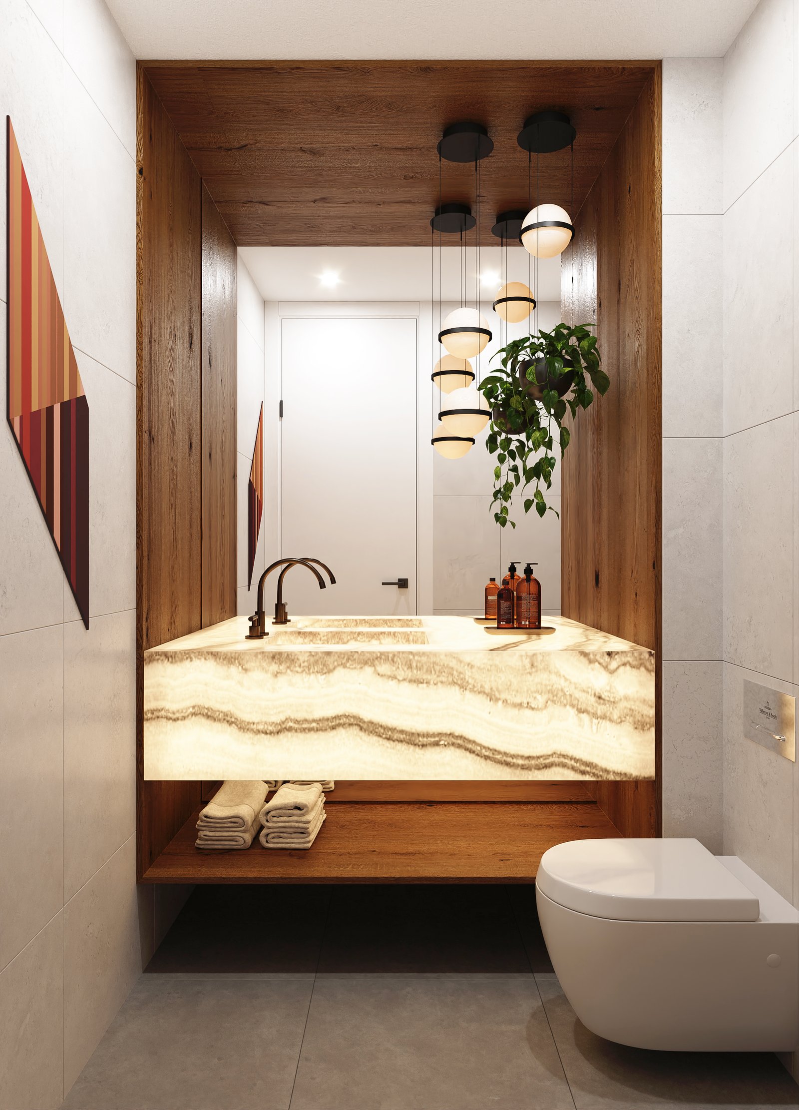 Interiors Hotel Commercial Render Architectural Visualization