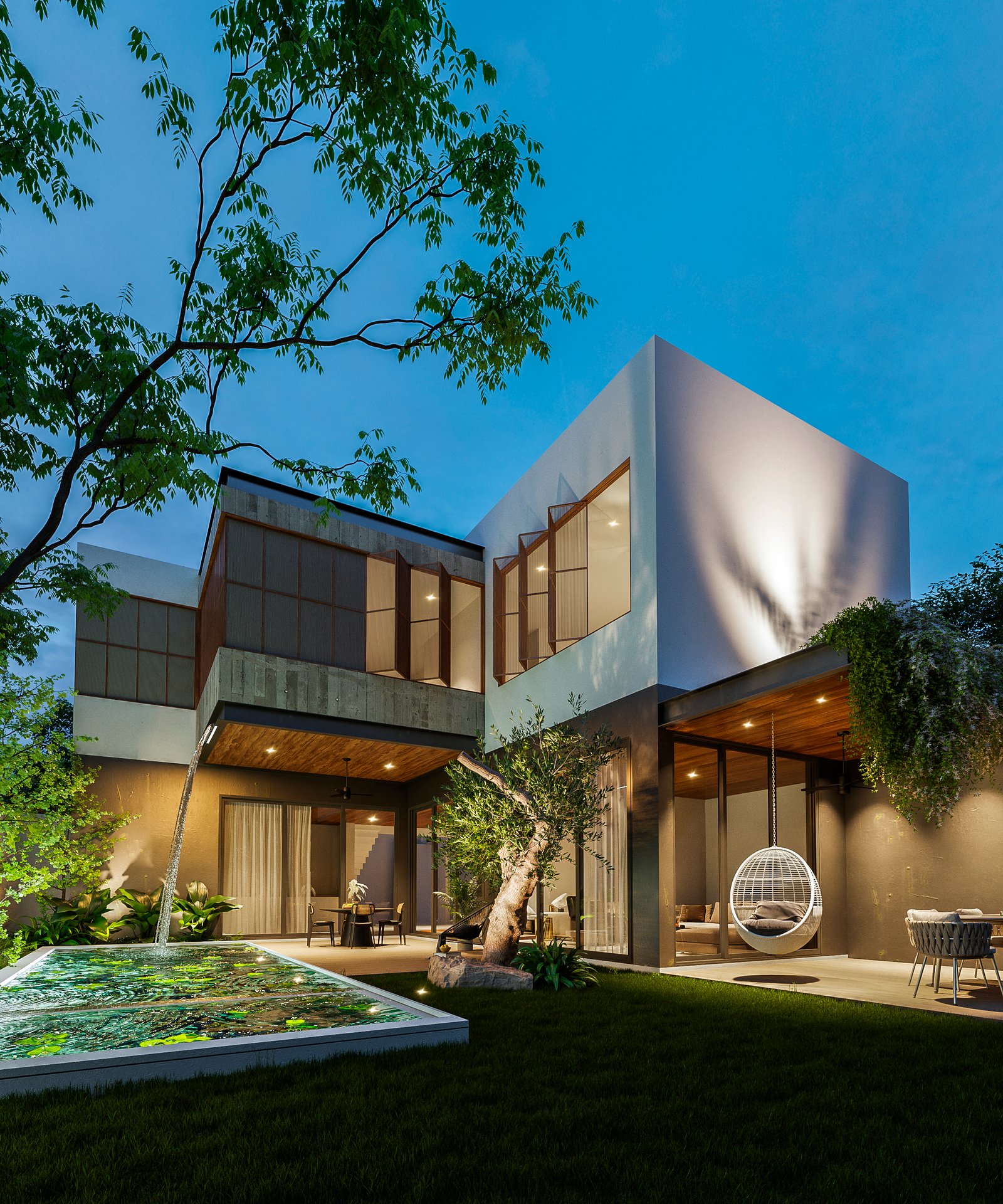 Exteriors Residential Render Architectural Visualization