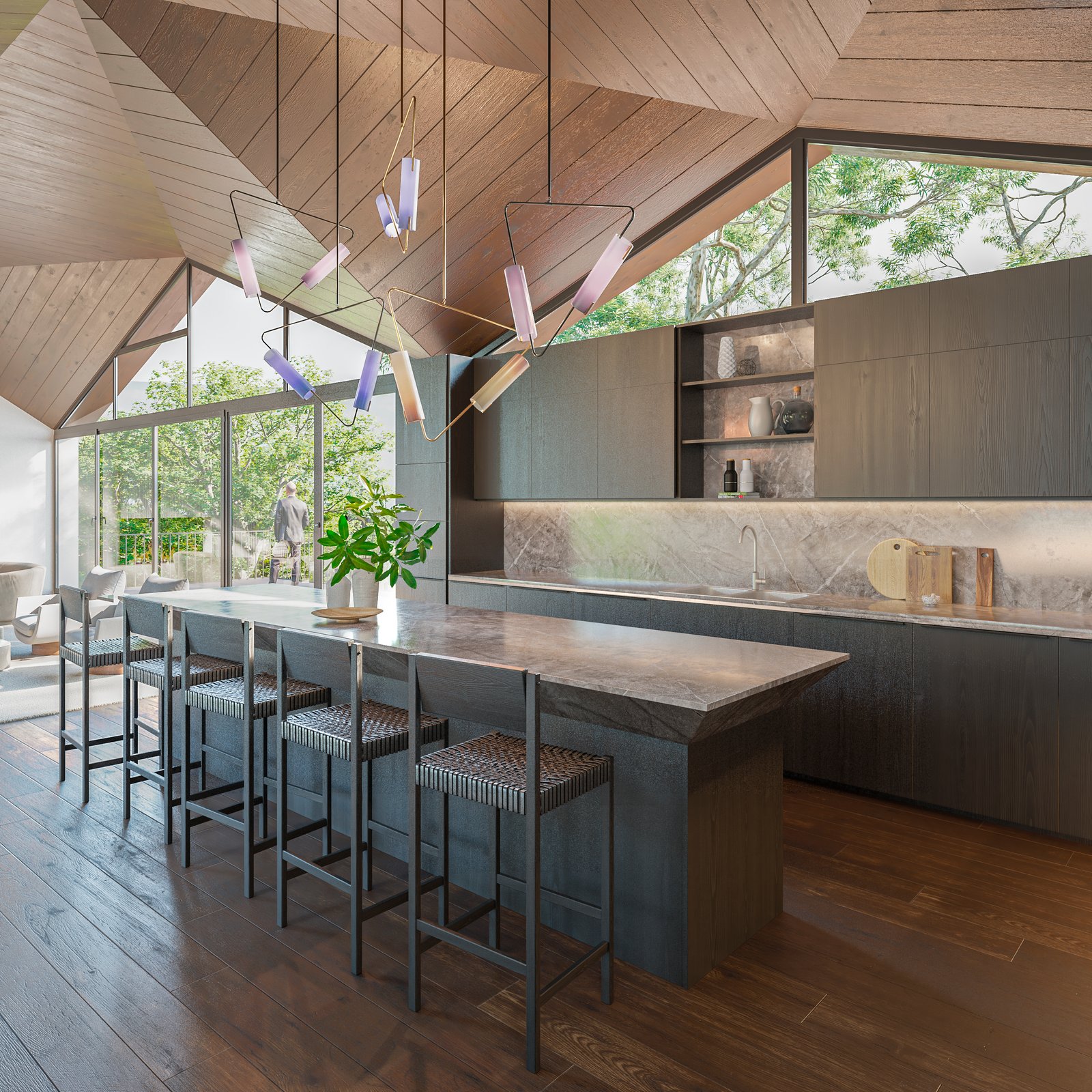 Project 32 image 4 Interiors Residential Kitchen Render Architectural Visualization