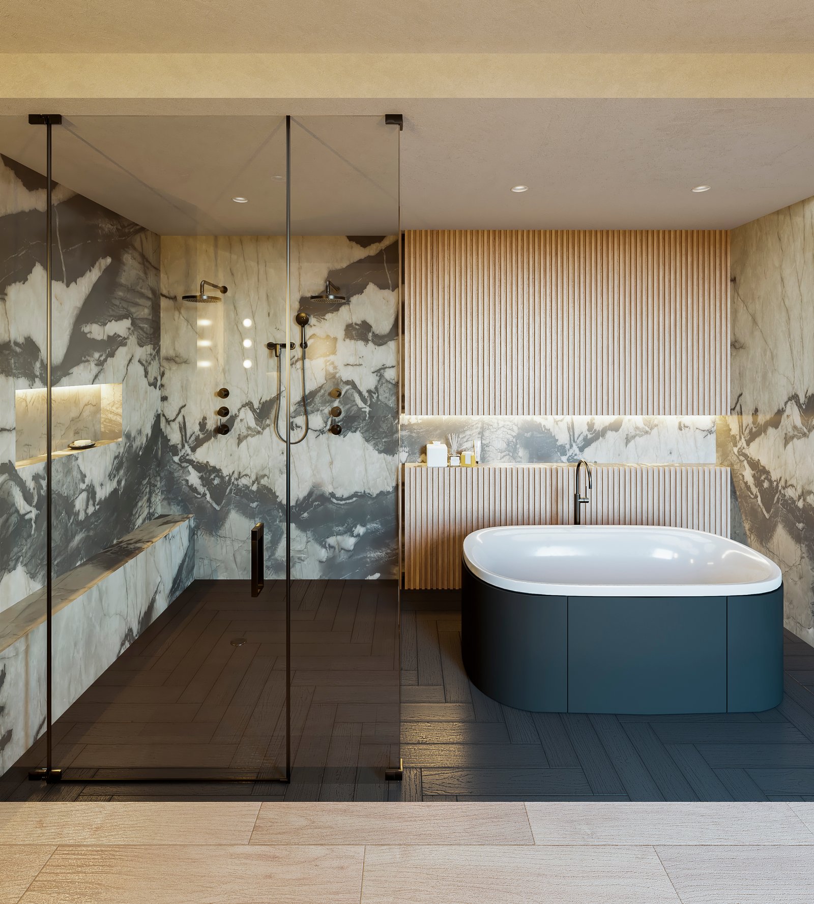 Project 32 image 6 Interiors Residential Bathroom Render Architectural Visualization