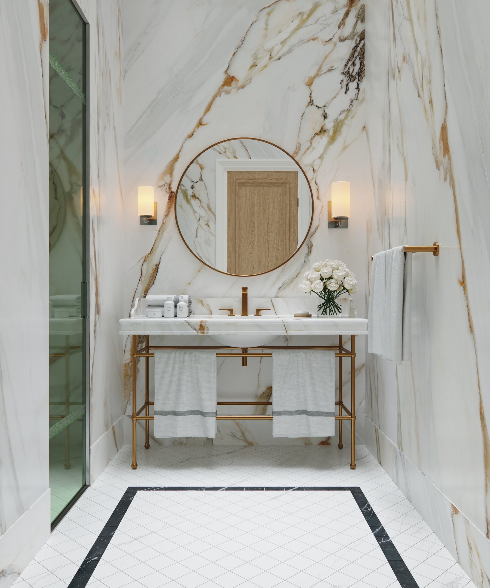 Project 33 image 2 Interiors Commercial Hotel Barthroom Render Architectural Visualization