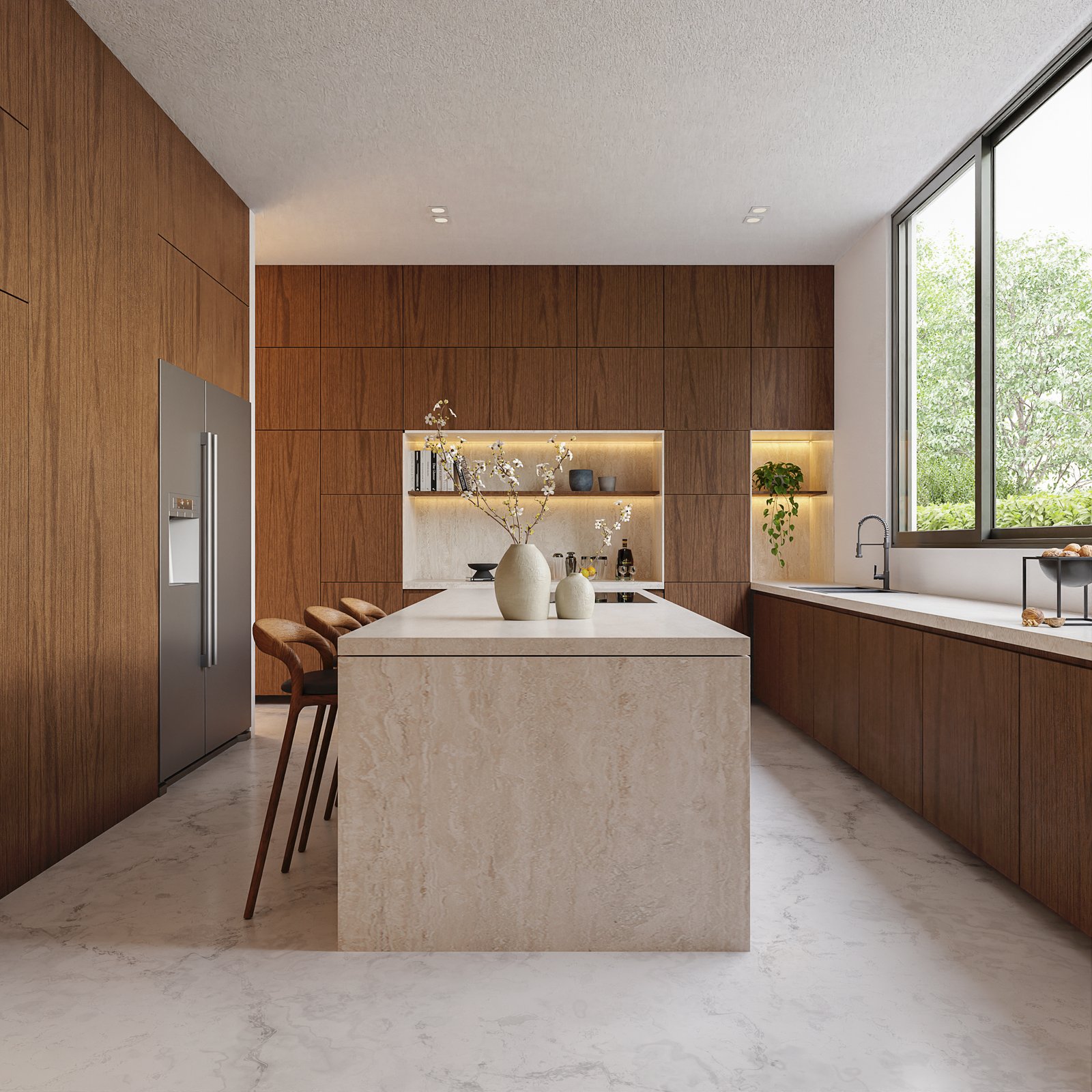 Project 35 image 2 Interior Kitchen Residential Render Architectural Visualization