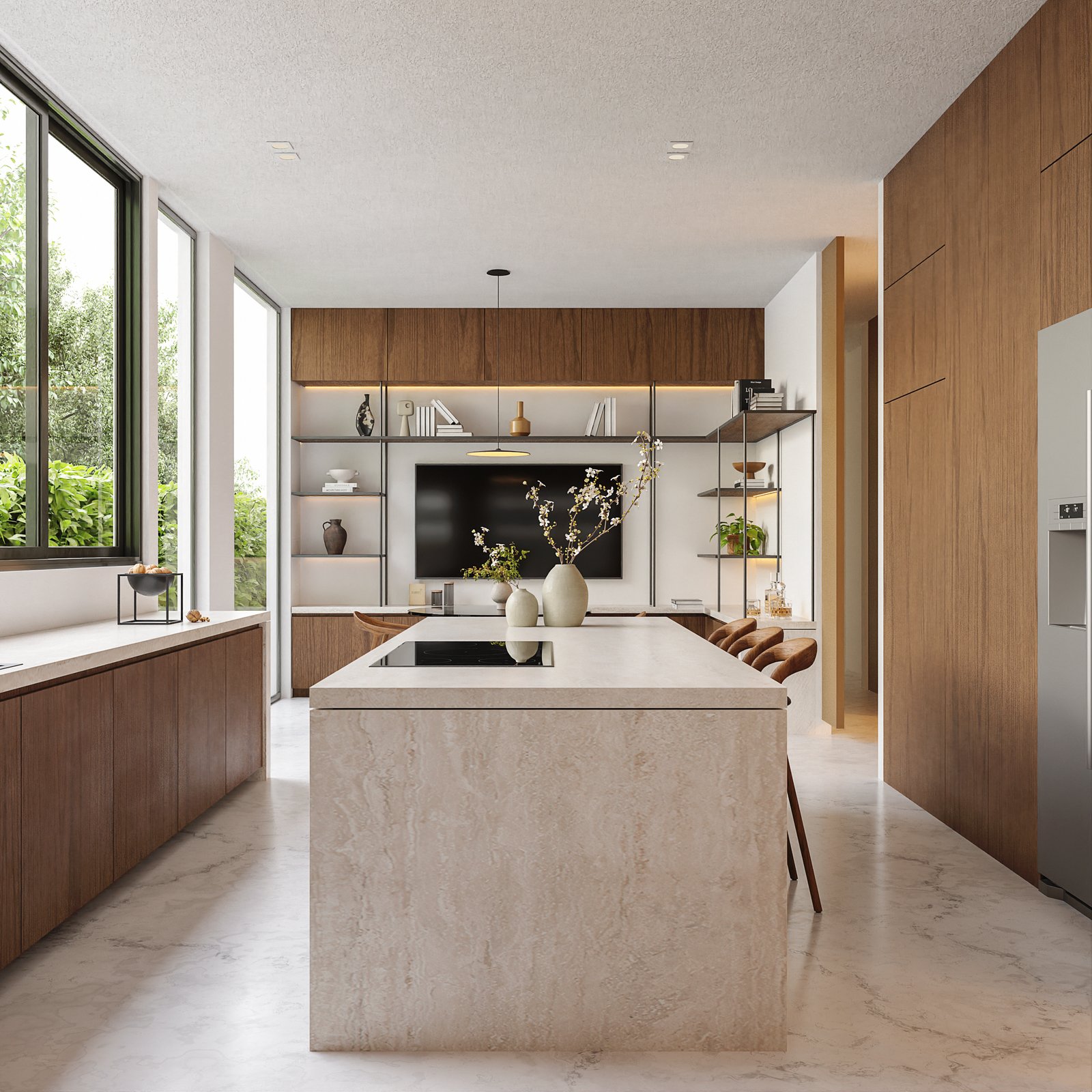 Project 35 image 3 Interior Kitchen Residential Render Architectural Visualization