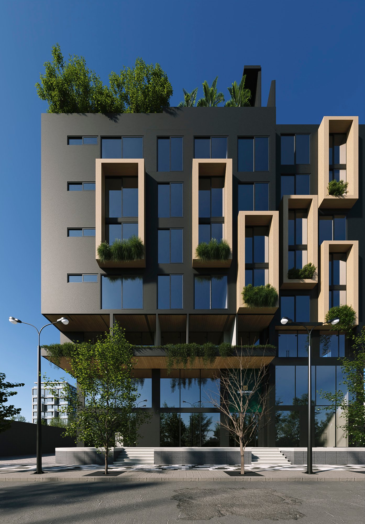 Project 36 image 8 Exterior Residential Commercial Buildings Render Architectural Visualization