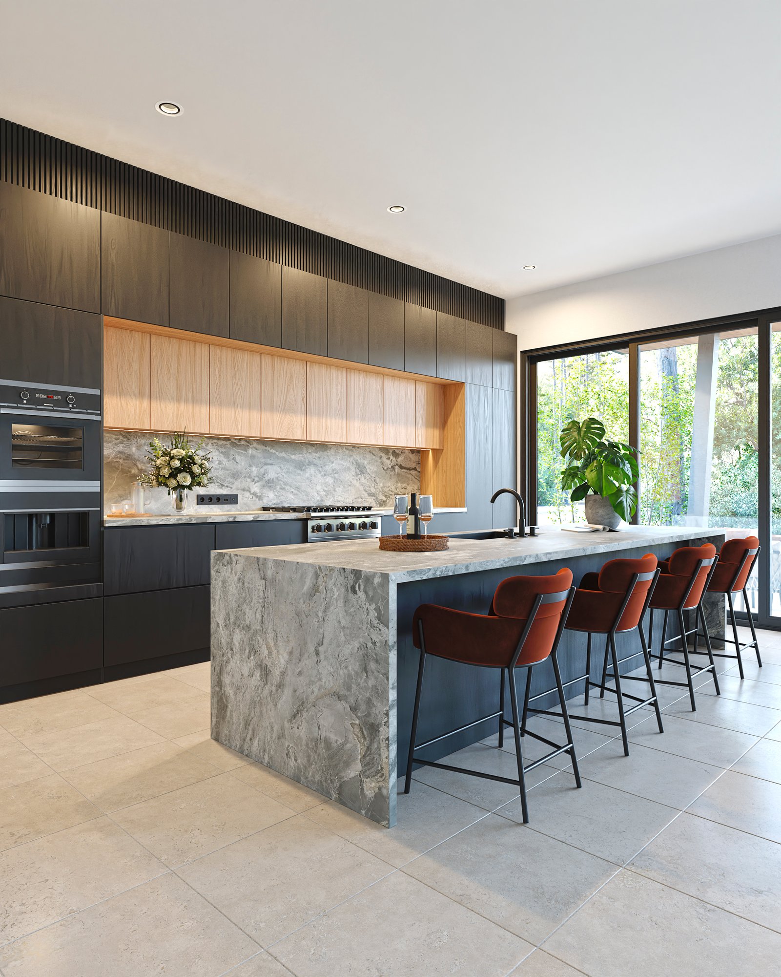 Project 37 image 9 Interiors Residential Kitchen Render Architectural Visualization