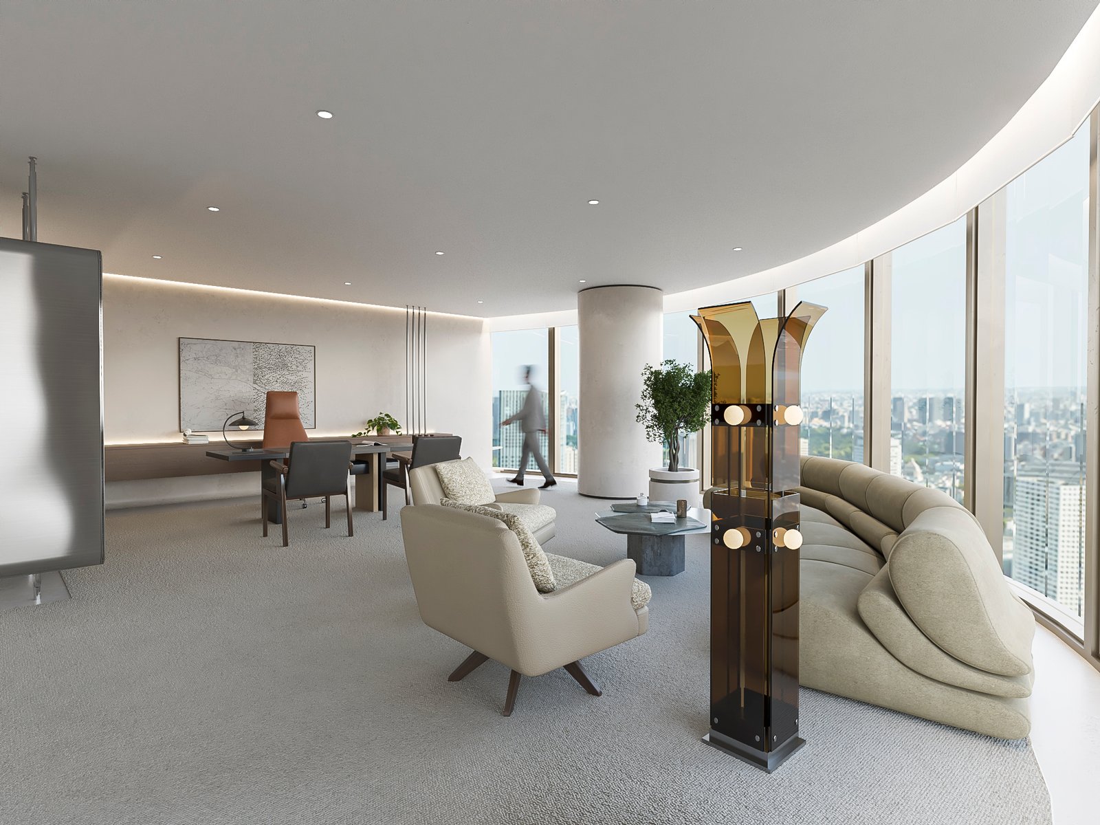 Project 38 image 8 Interiors Residential office Render Architectural Visualization