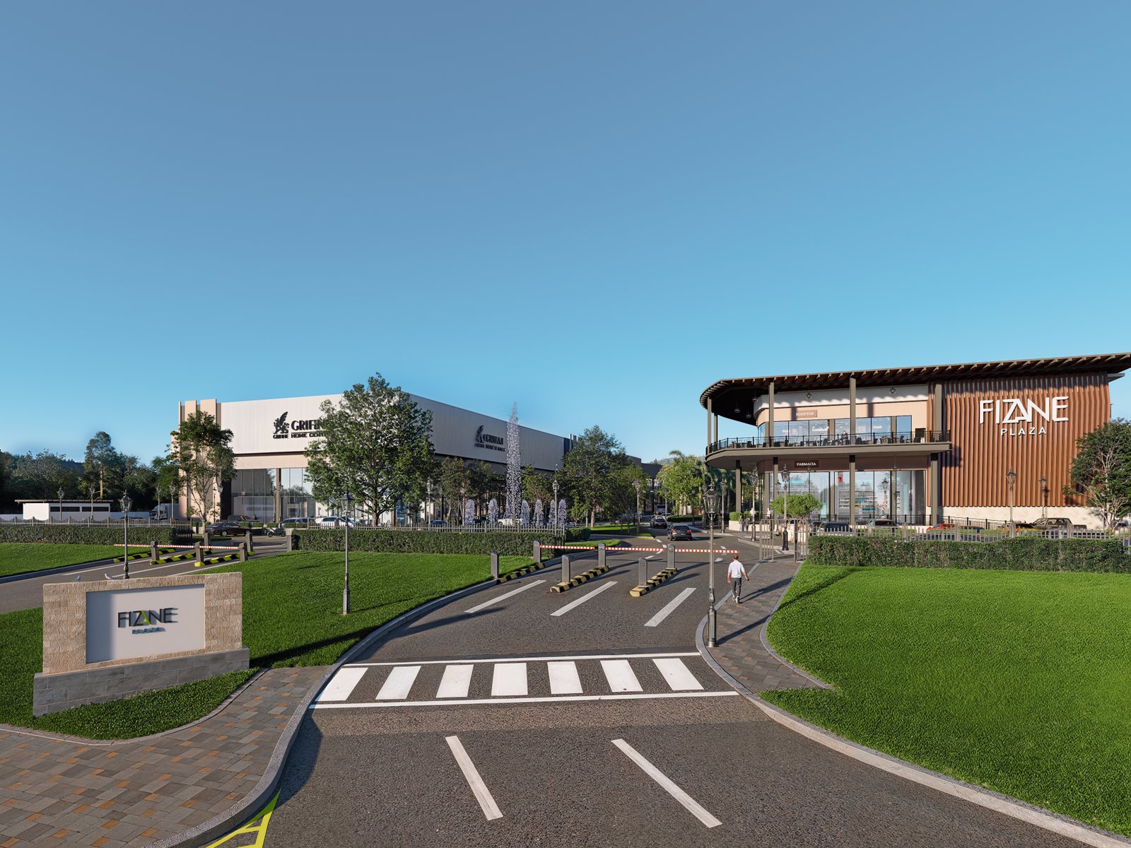 Project 39 image 10 Exteriors Commercial UrbanPlanning Fizane Stores Render Architectural Visualization