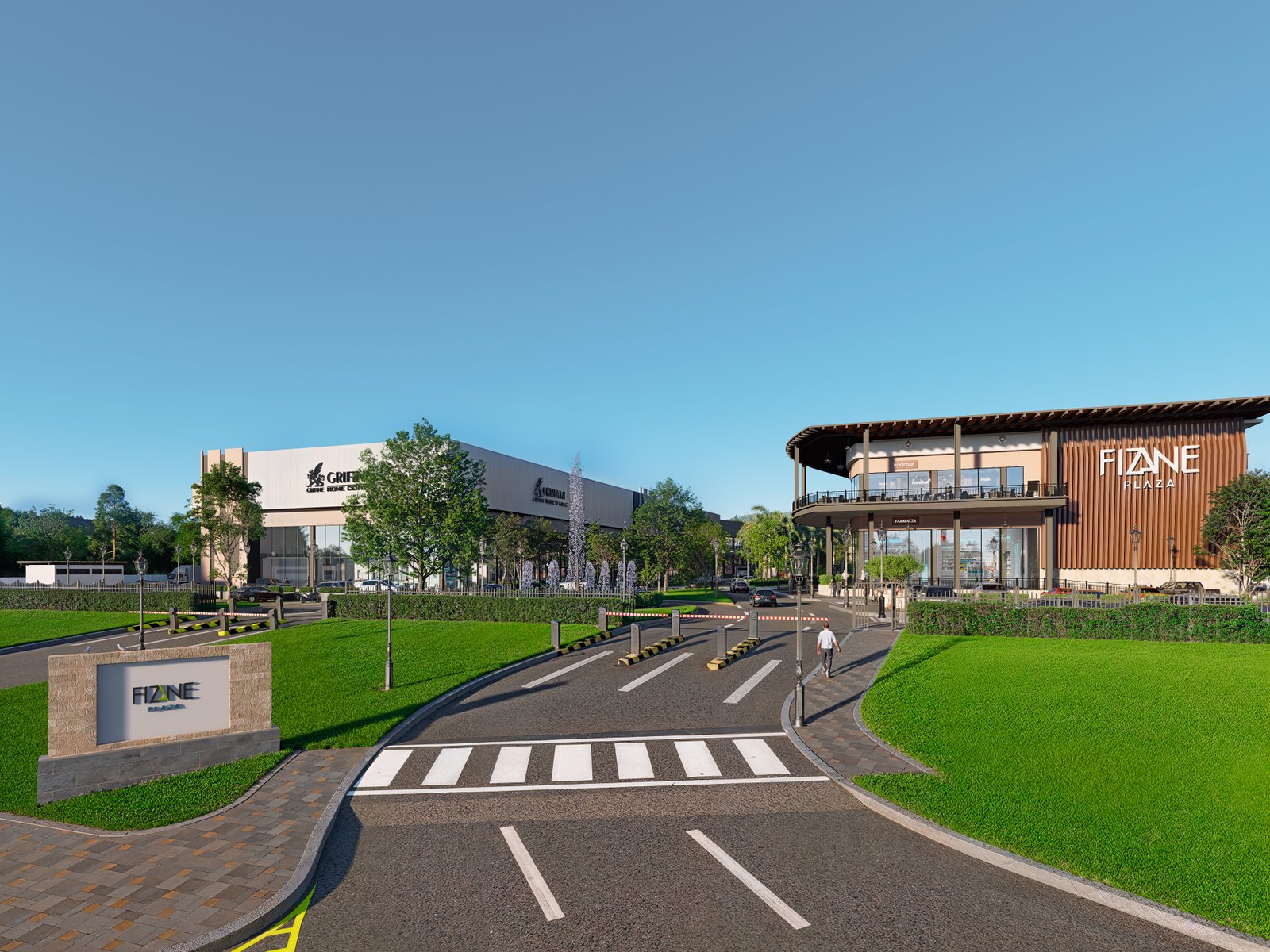 Project 39 image 13 Exteriors Commercial UrbanPlanning Fizane Stores Render Architectural Visualization