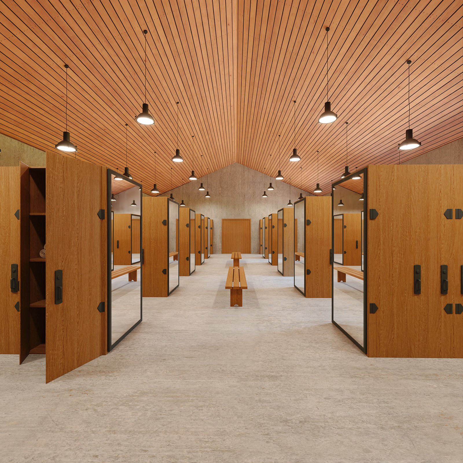 Project 41 image 9 Interiors Commercial Stables Horses Render Architectural Visualization