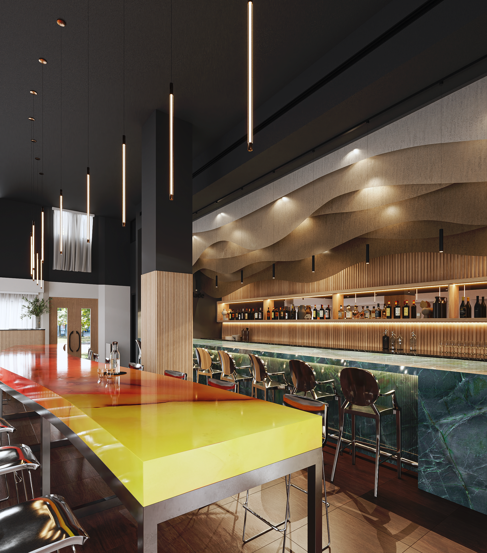 Project 42 image 1 Interiors Commercial Restaurants Render Architectural Visualization
