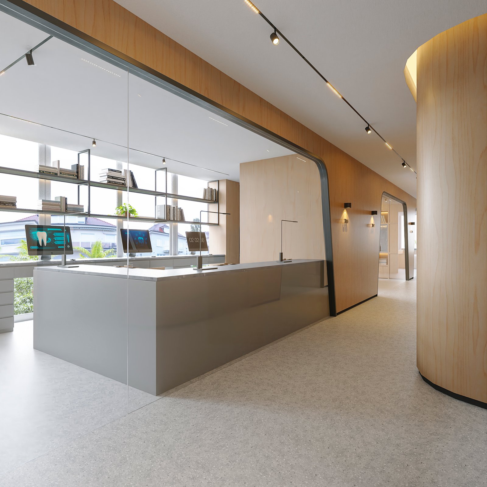 Project 43 image 9 Interiors Commercial Office Medician Render Architectural Visualization