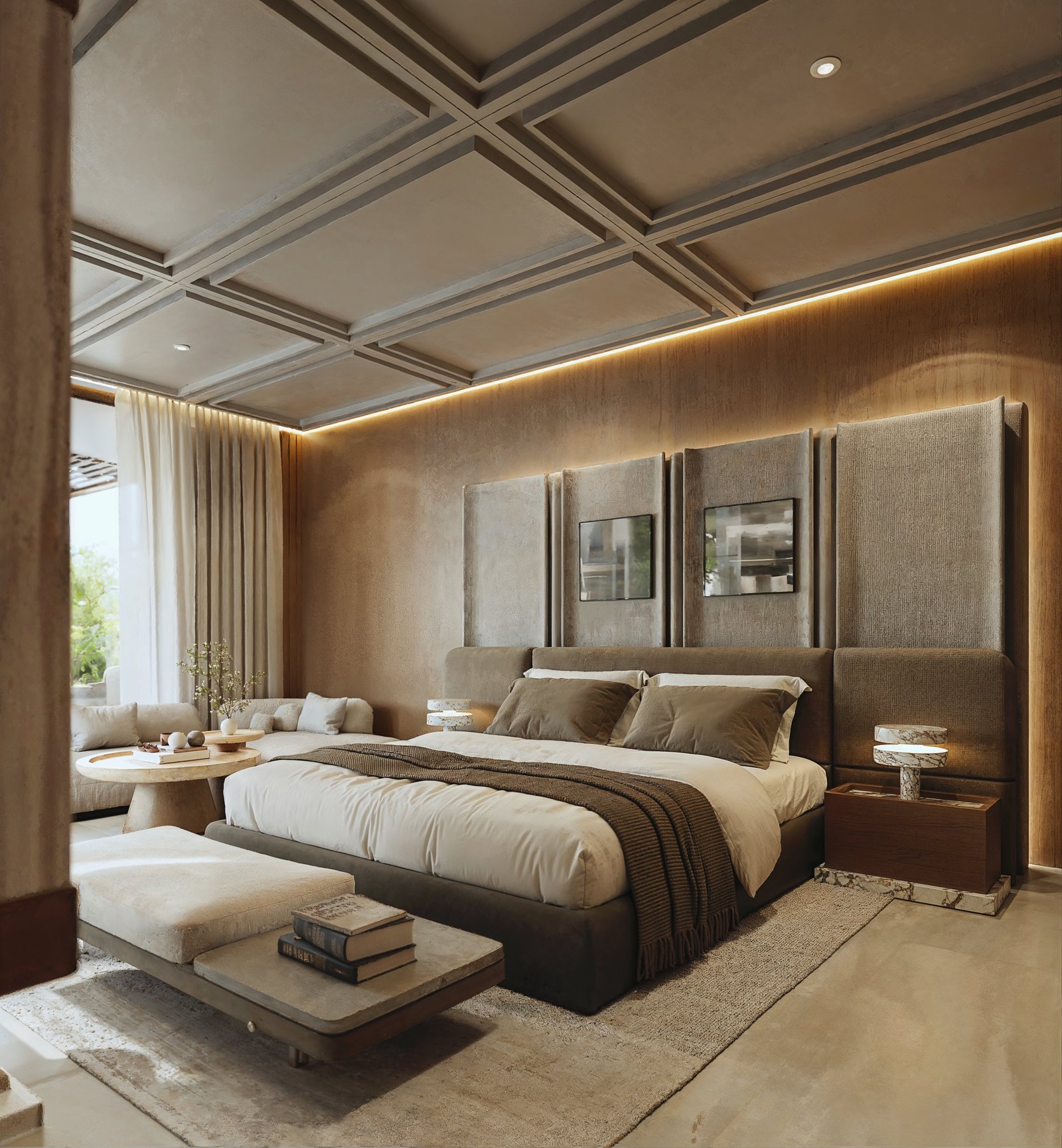 Project 44 image 4 Interiors Residential Bedroom Render Architectural Visualization