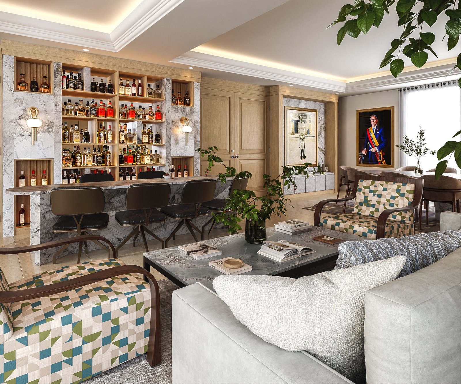 Project 46 image 2 Interiors Residential Render Architectural Visualization