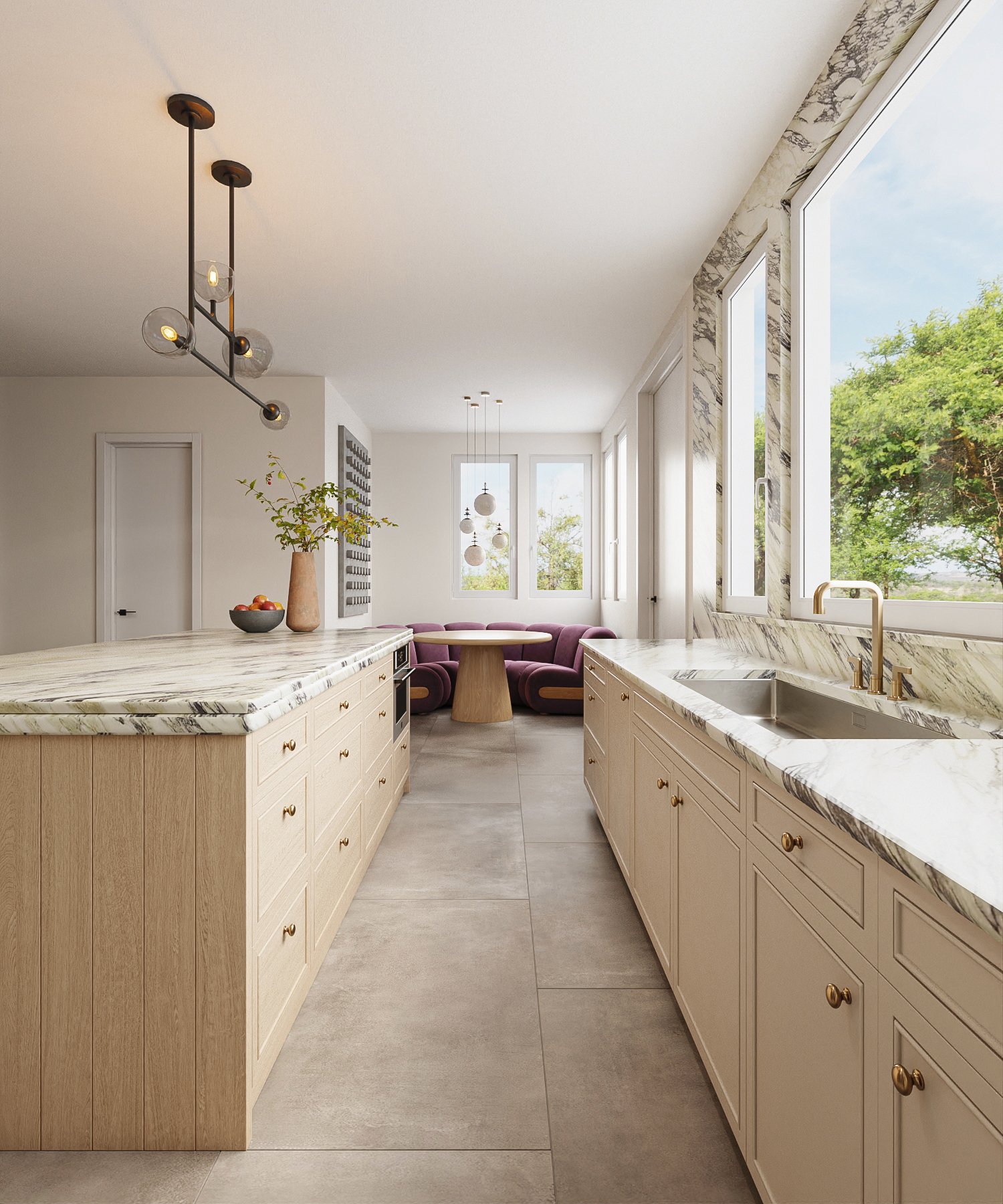 Project 51 image 1 Interiors Residential Kitchen Render Architectural Visualization