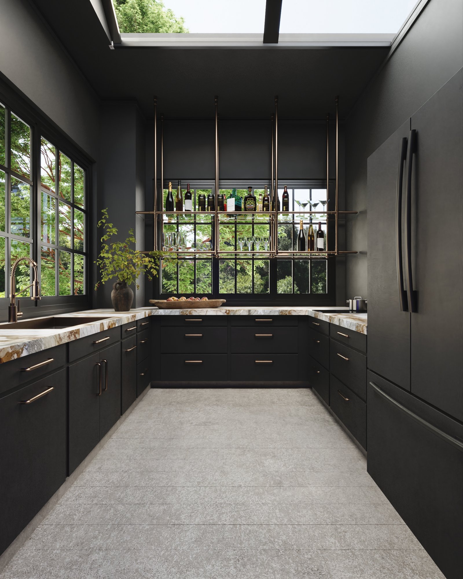 Project 52 image 2 Interiors Residential Kitchen Render Architectural Visualization