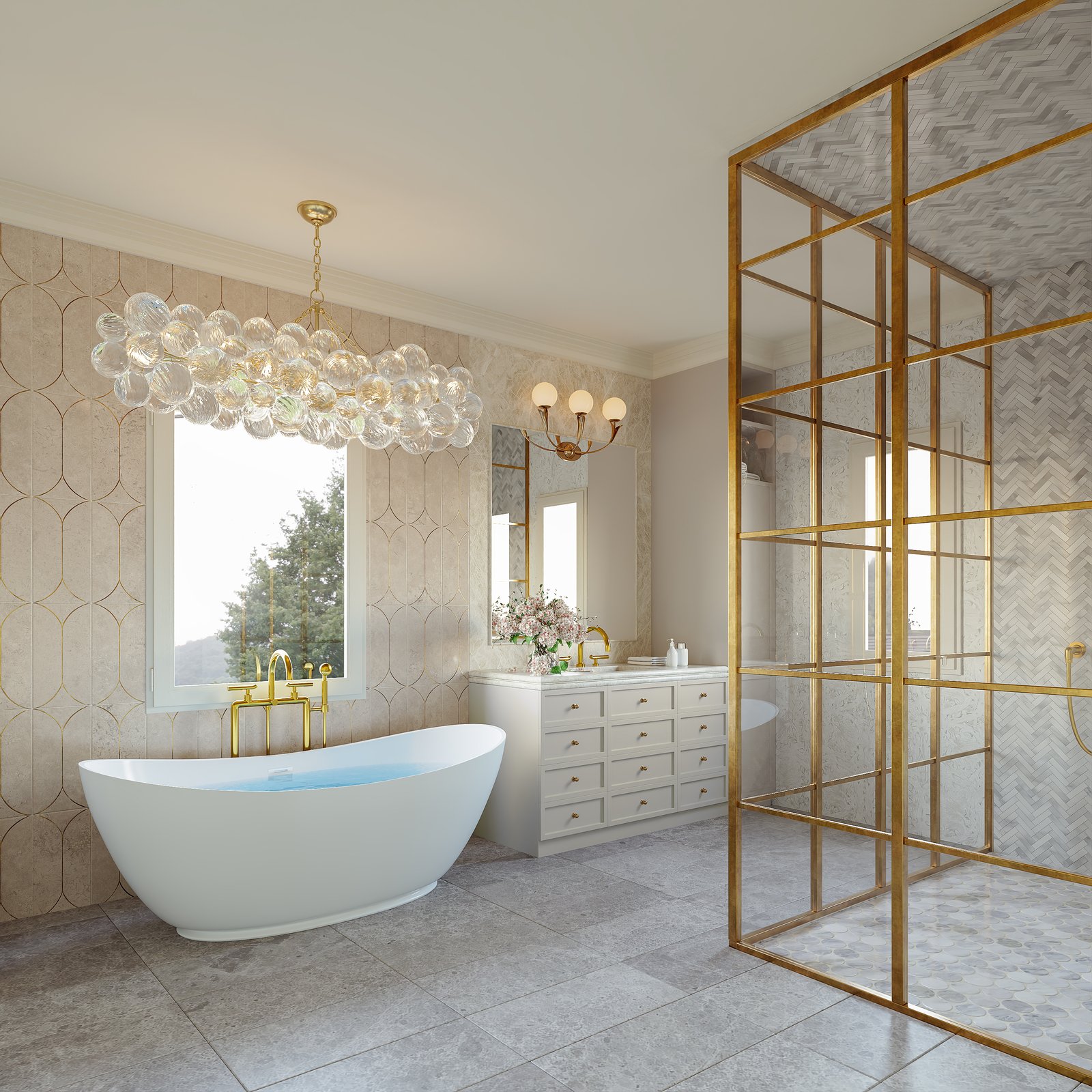 Project 55 image 5 Interiors Residential Render Bathroom Architectural Visualization