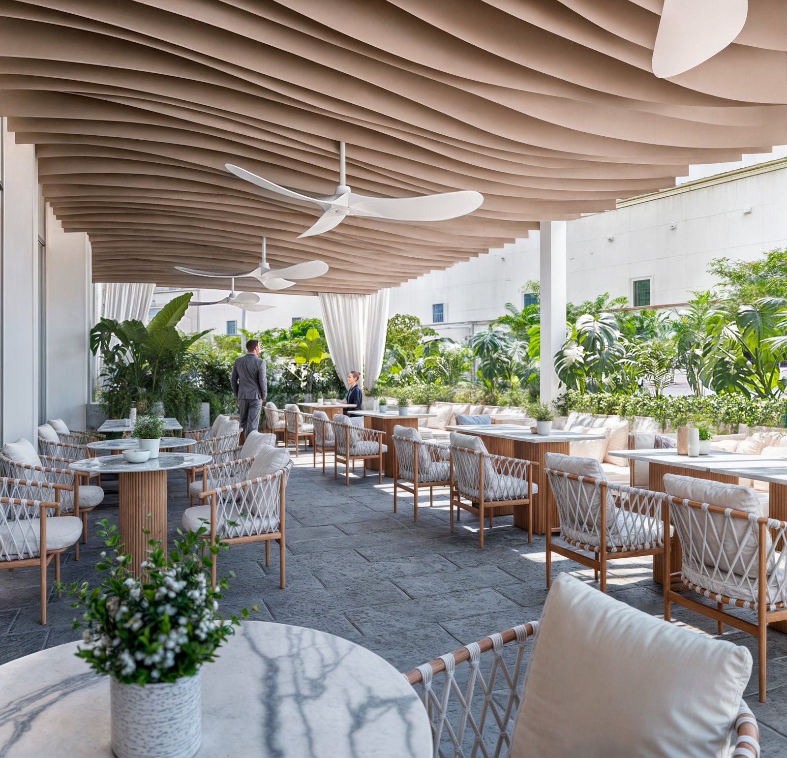 Interiors Restaurant Commercial Render Architectural Visualization