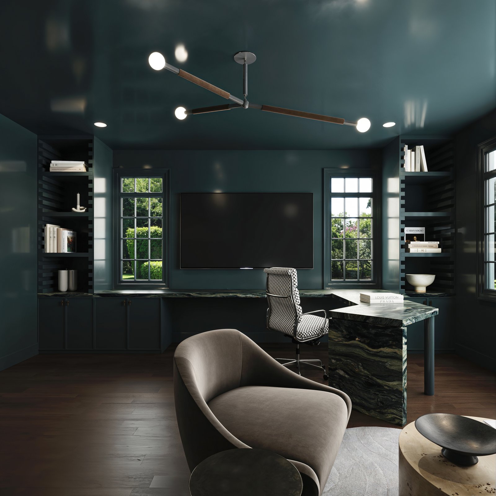 Project 60 image 1 Interiors Residential Office Render Architectural Visualization