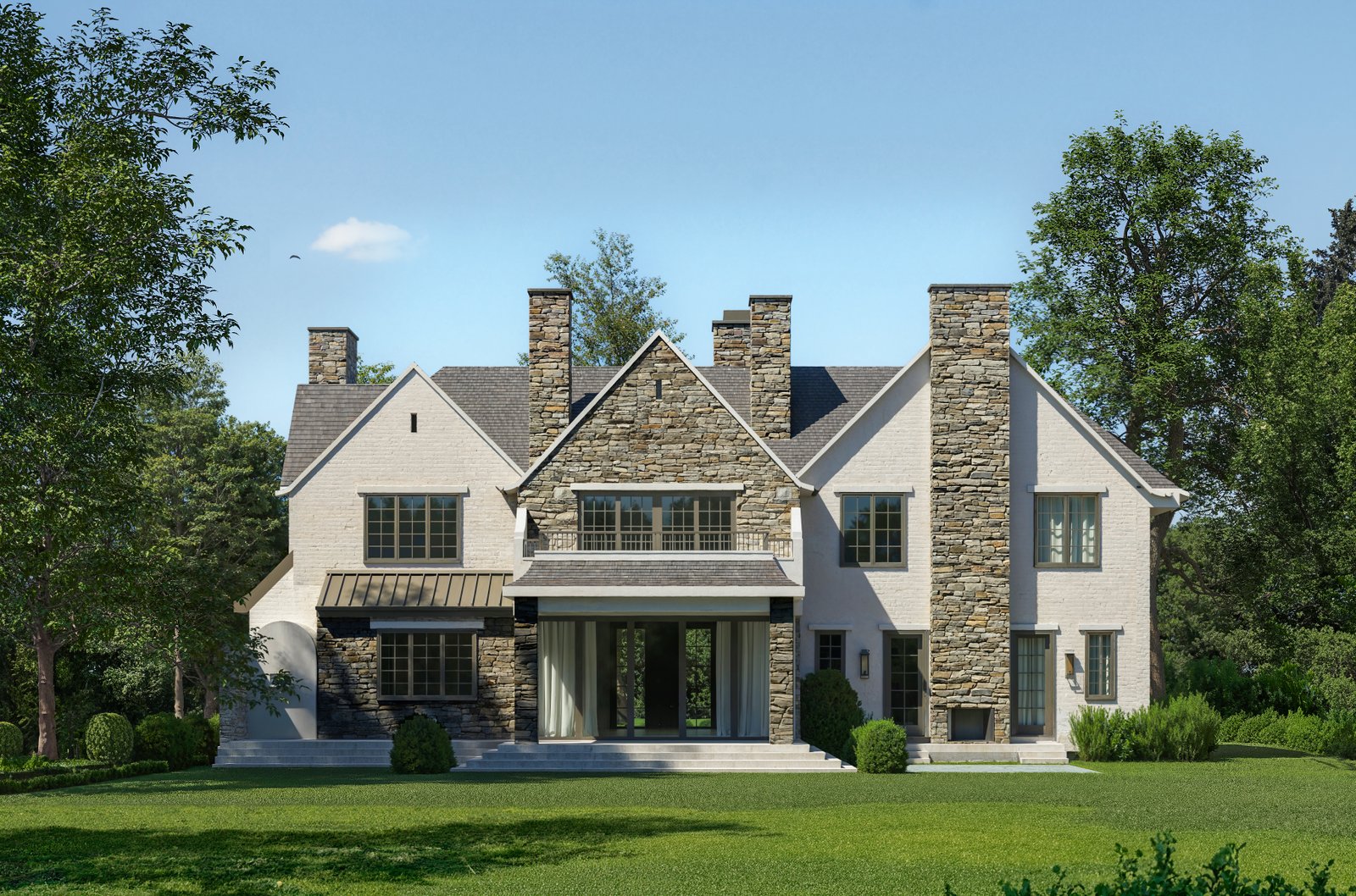 Exteriors Residential Render Architectural Visualization
