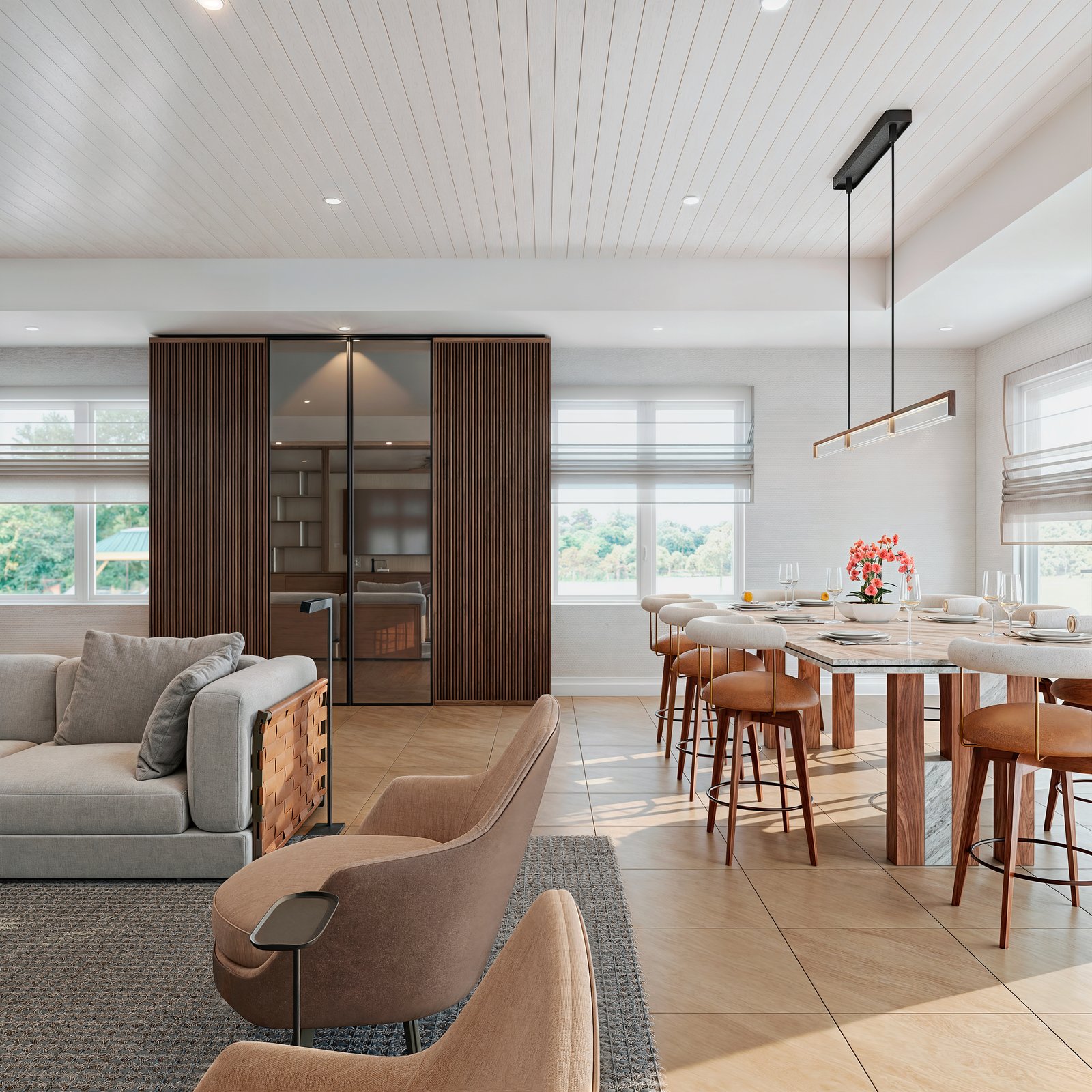 Interiors Residential Render Architectural Visualization